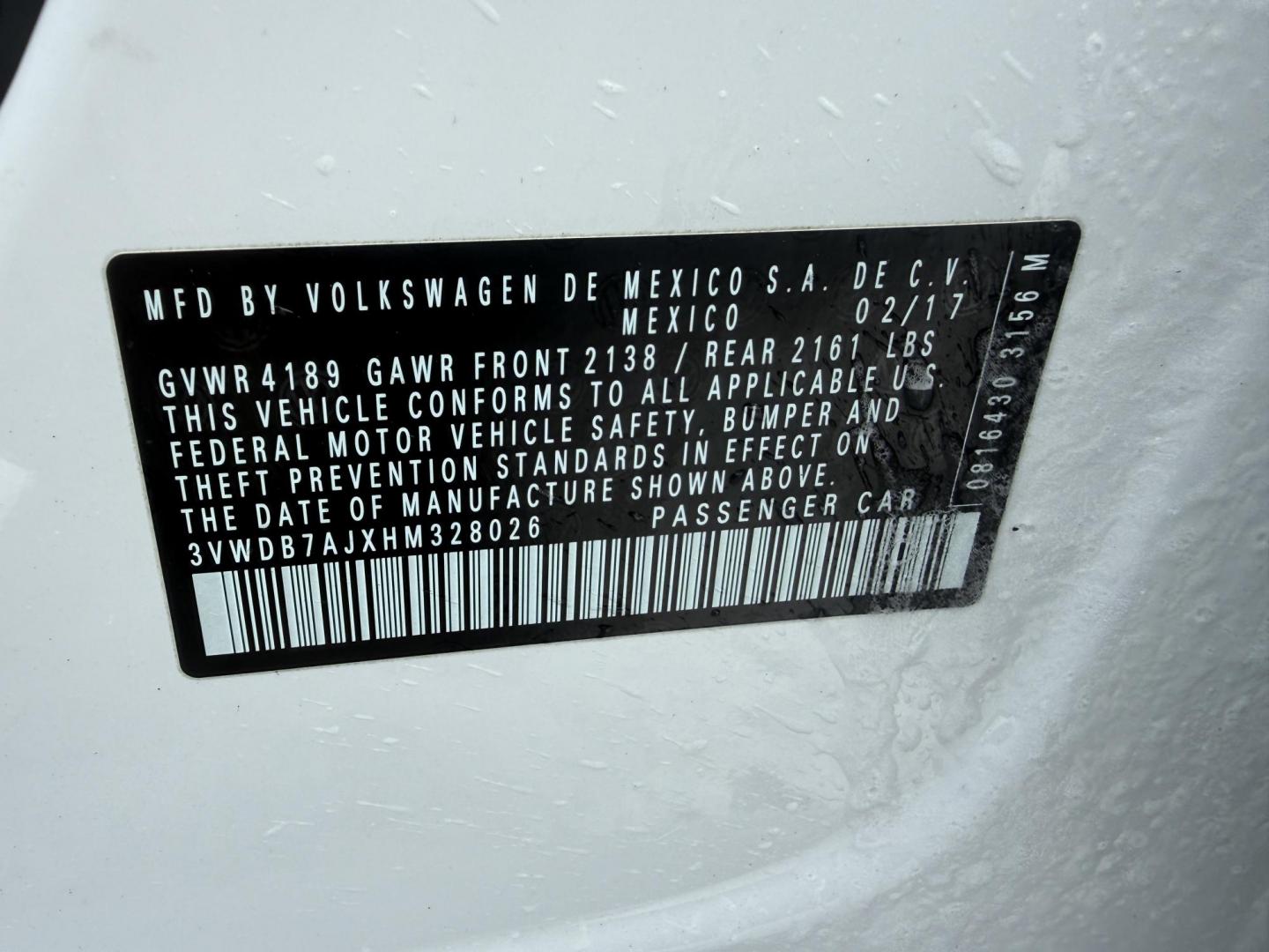 2017 White /Tan Volkswagen Jetta 1.4T SE 6A (3VWDB7AJXHM) with an 1.4L I4 DOHC 20V Turbo engine, Automatic transmission, located at 11115 Chardon Rd. , Chardon, OH, 44024, (440) 214-9705, 41.580246, -81.241943 - 2017 Volkswagen Jetta SE – Efficient Performance, Modern Safety, and Everyday Comfort Enjoy the perfect combination of sporty performance and premium features with this 2017 Volkswagen Jetta SE. Powered by an efficient 1.4L turbocharged I4 engine and a smooth 6-speed automatic transmission, thi - Photo#33