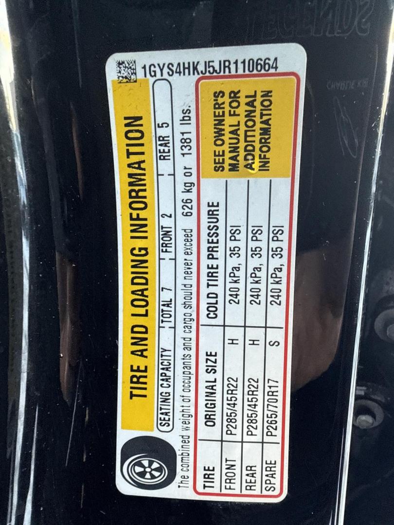 2018 Black /Black Cadillac Escalade ESV Luxury 4WD (1GYS4HKJ5JR) with an 6.2L V8 OHV 16V engine, Automatic transmission, located at 11115 Chardon Rd. , Chardon, OH, 44024, (440) 214-9705, 41.580246, -81.241943 - 2018 Cadillac Escalade Luxury ESV 4WD – Bold Power, Refined Luxury, and Advanced Safety Command the road in style with this 2018 Cadillac Escalade Luxury ESV 4WD. Beneath its iconic exterior lies a formidable 6.2L V8 engine paired with a 10-speed automatic transmission, delivering 420 HP and 46 - Photo#41