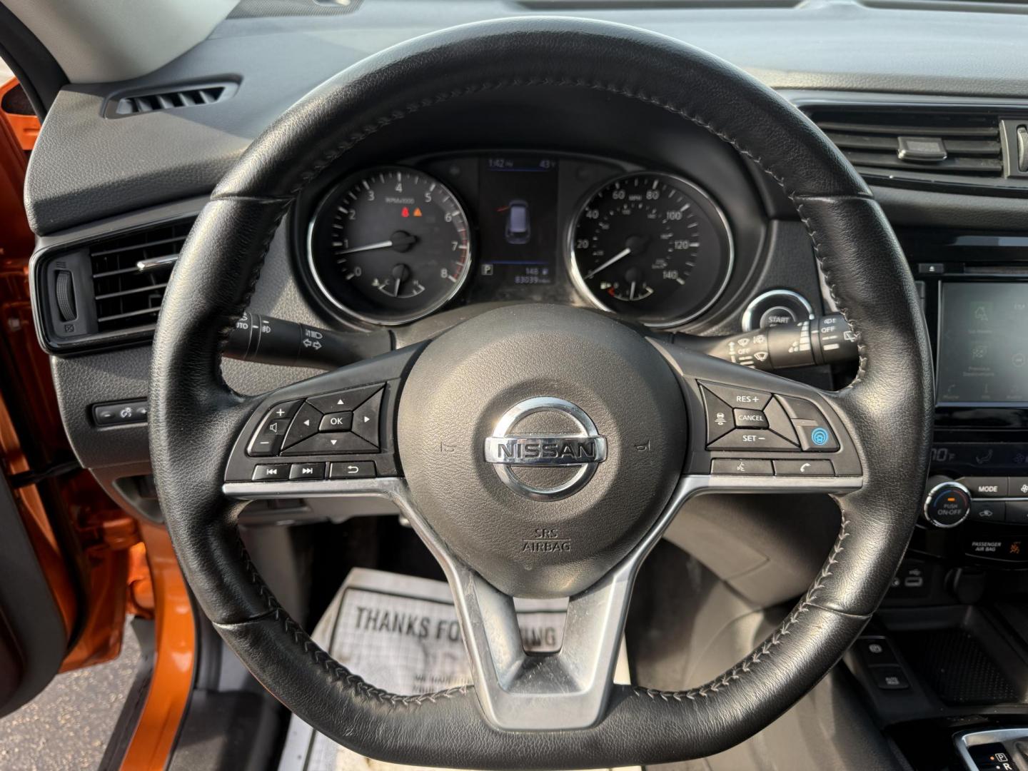 2020 Orange /Black Nissan Rogue SV AWD (JN8AT2MV5LW) with an 2.5L I4 DOHC 16V engine, Automatic transmission, located at 11115 Chardon Rd. , Chardon, OH, 44024, (440) 214-9705, 41.580246, -81.241943 - 2020 Nissan Rogue SV AWD – Modern Comfort, Efficient Performance, and Advanced Safety Step into versatility and innovation with this 2020 Nissan Rogue SV AWD. Driven by a fuel-efficient 2.5L I4 engine, this SUV offers both Sport and ECO modes for a personalized driving experience and delivers a - Photo#12