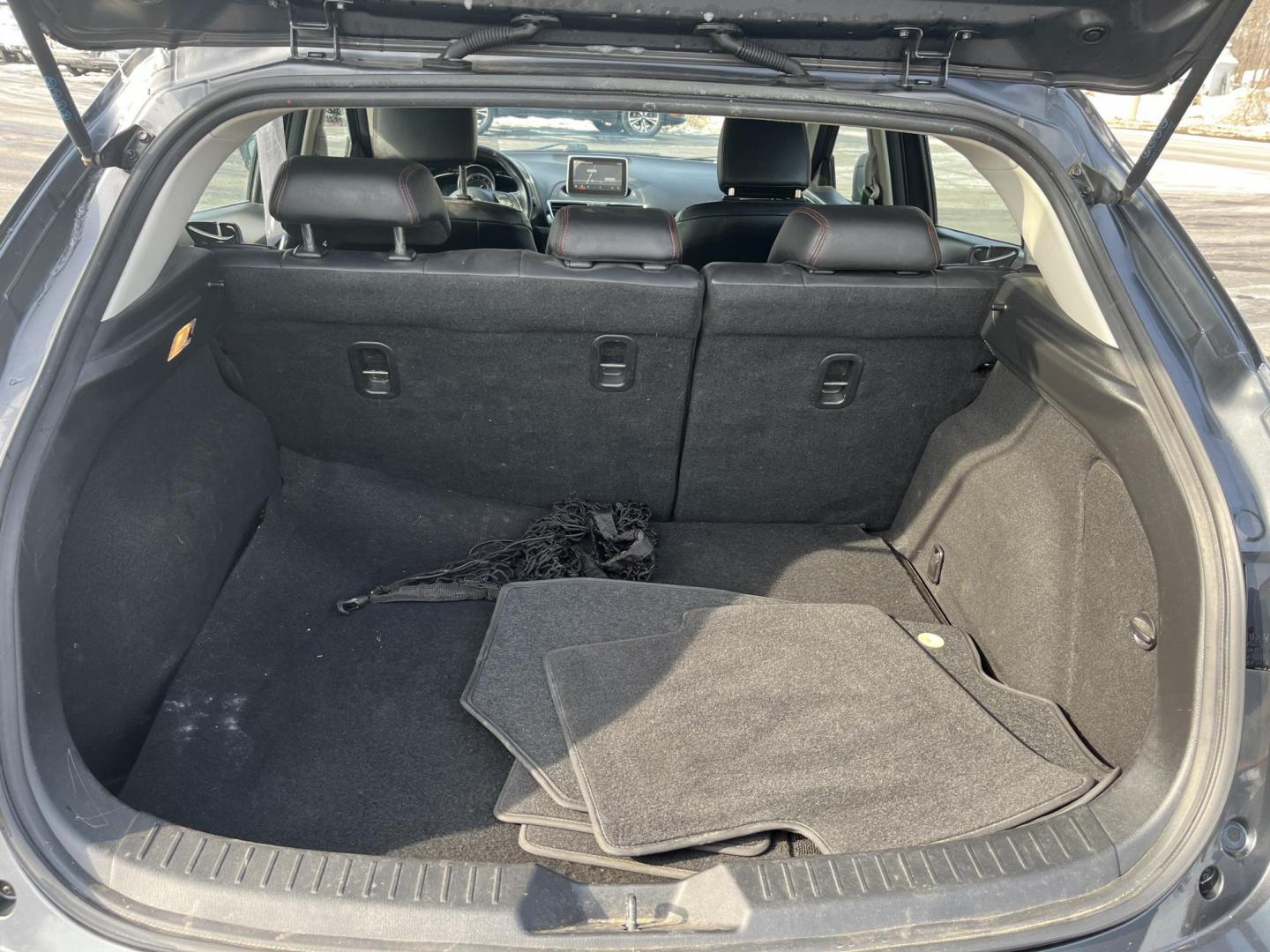 2014 Gray /Black Mazda MAZDA3 s Touring 5-Door (JM1BM1L32E1) with an 2.5L I4 DOHC 16V engine, Automatic transmission, located at 11115 Chardon Rd. , Chardon, OH, 44024, (440) 214-9705, 41.580246, -81.241943 - 2014 Mazda Mazda 3 Touring Hatchback – Stylish, Efficient, and Fully Equipped Experience sporty sophistication and outstanding fuel economy with this 2014 Mazda Mazda 3 Touring Hatchback. Powered by a responsive 2.5L I4 engine coupled with a smooth 6-speed automatic transmission, this hatchback - Photo#14