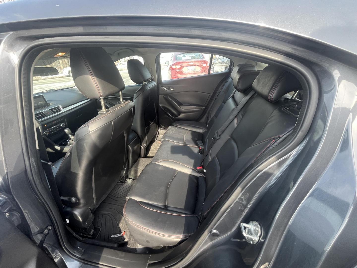 2014 Gray /Black Mazda MAZDA3 s Touring 5-Door (JM1BM1L32E1) with an 2.5L I4 DOHC 16V engine, Automatic transmission, located at 11115 Chardon Rd. , Chardon, OH, 44024, (440) 214-9705, 41.580246, -81.241943 - 2014 Mazda Mazda 3 Touring Hatchback – Stylish, Efficient, and Fully Equipped Experience sporty sophistication and outstanding fuel economy with this 2014 Mazda Mazda 3 Touring Hatchback. Powered by a responsive 2.5L I4 engine coupled with a smooth 6-speed automatic transmission, this hatchback - Photo#35