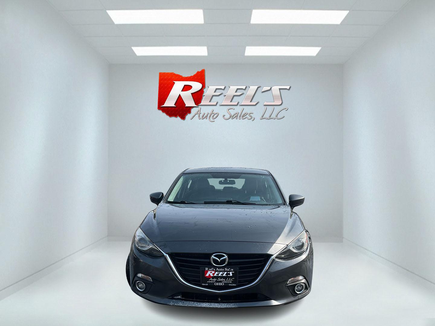 2014 Gray /Black Mazda MAZDA3 s Touring 5-Door (JM1BM1L32E1) with an 2.5L I4 DOHC 16V engine, Automatic transmission, located at 11115 Chardon Rd. , Chardon, OH, 44024, (440) 214-9705, 41.580246, -81.241943 - 2014 Mazda Mazda 3 Touring Hatchback – Stylish, Efficient, and Fully Equipped Experience sporty sophistication and outstanding fuel economy with this 2014 Mazda Mazda 3 Touring Hatchback. Powered by a responsive 2.5L I4 engine coupled with a smooth 6-speed automatic transmission, this hatchback - Photo#1