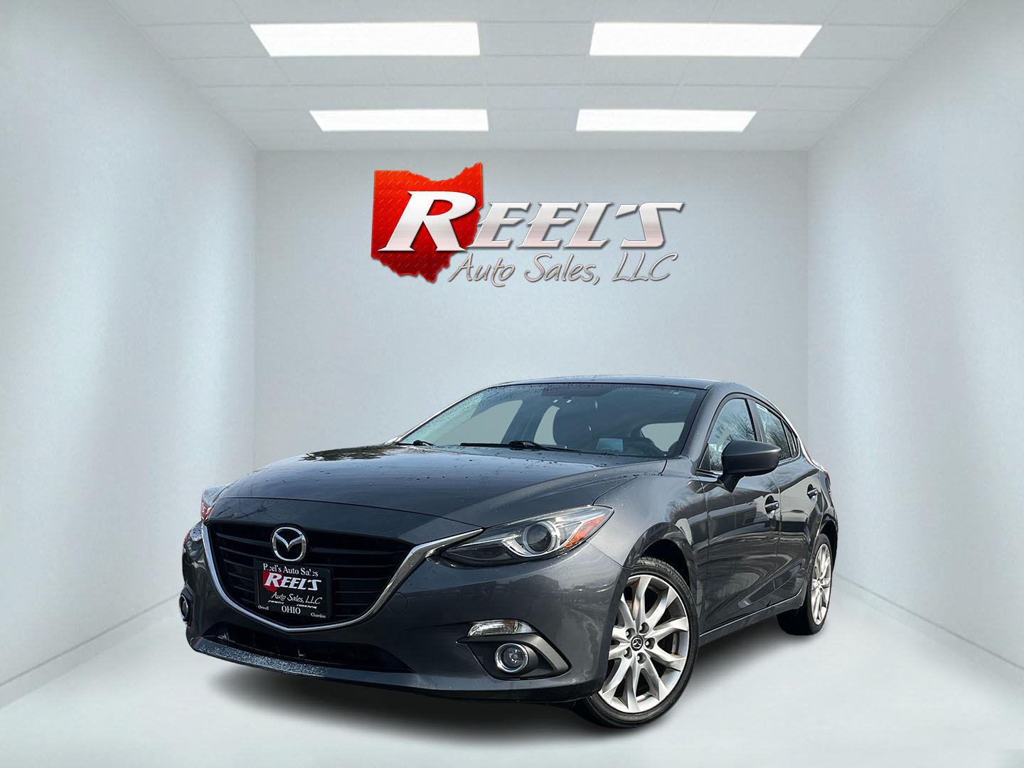 2014 Gray /Black Mazda MAZDA3 s Touring 5-Door (JM1BM1L32E1) with an 2.5L I4 DOHC 16V engine, Automatic transmission, located at 11115 Chardon Rd. , Chardon, OH, 44024, (440) 214-9705, 41.580246, -81.241943 - 2014 Mazda Mazda 3 Touring Hatchback – Stylish, Efficient, and Fully Equipped Experience sporty sophistication and outstanding fuel economy with this 2014 Mazda Mazda 3 Touring Hatchback. Powered by a responsive 2.5L I4 engine coupled with a smooth 6-speed automatic transmission, this hatchback - Photo#0