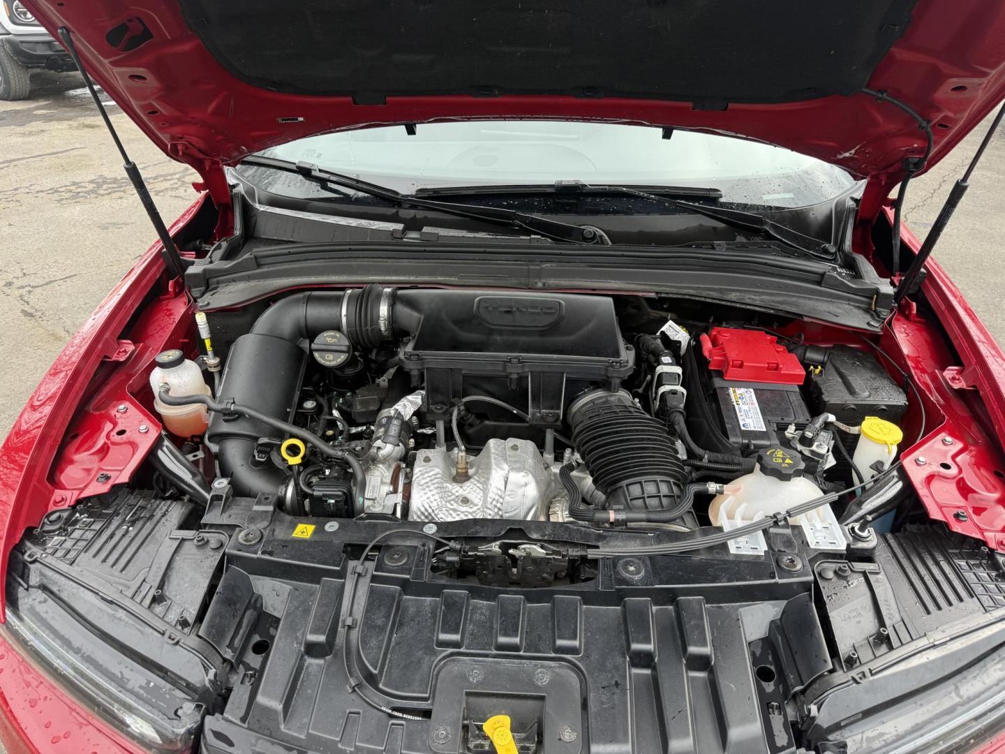 2024 Red /Black Dodge Hornet GT Plus AWD (ZACNDFAN6R3) with an 2.0L I4 DOHC 16V Turbo engine, Automatic transmission, located at 547 E. Main St., Orwell, OH, 44076, (440) 437-5893, 41.535435, -80.847855 - BOOM! Get ready to fall in love with this incredible 2024 Dodge Hornet GT Plus AWD – it's pure excitement wrapped in one amazing package! This beauty is powered by a thrilling 2.0L Turbocharged Hurricane I4 engine delivering 268 horsepower and 295 lb-ft of torque for instant grin-inducing acceler - Photo#7