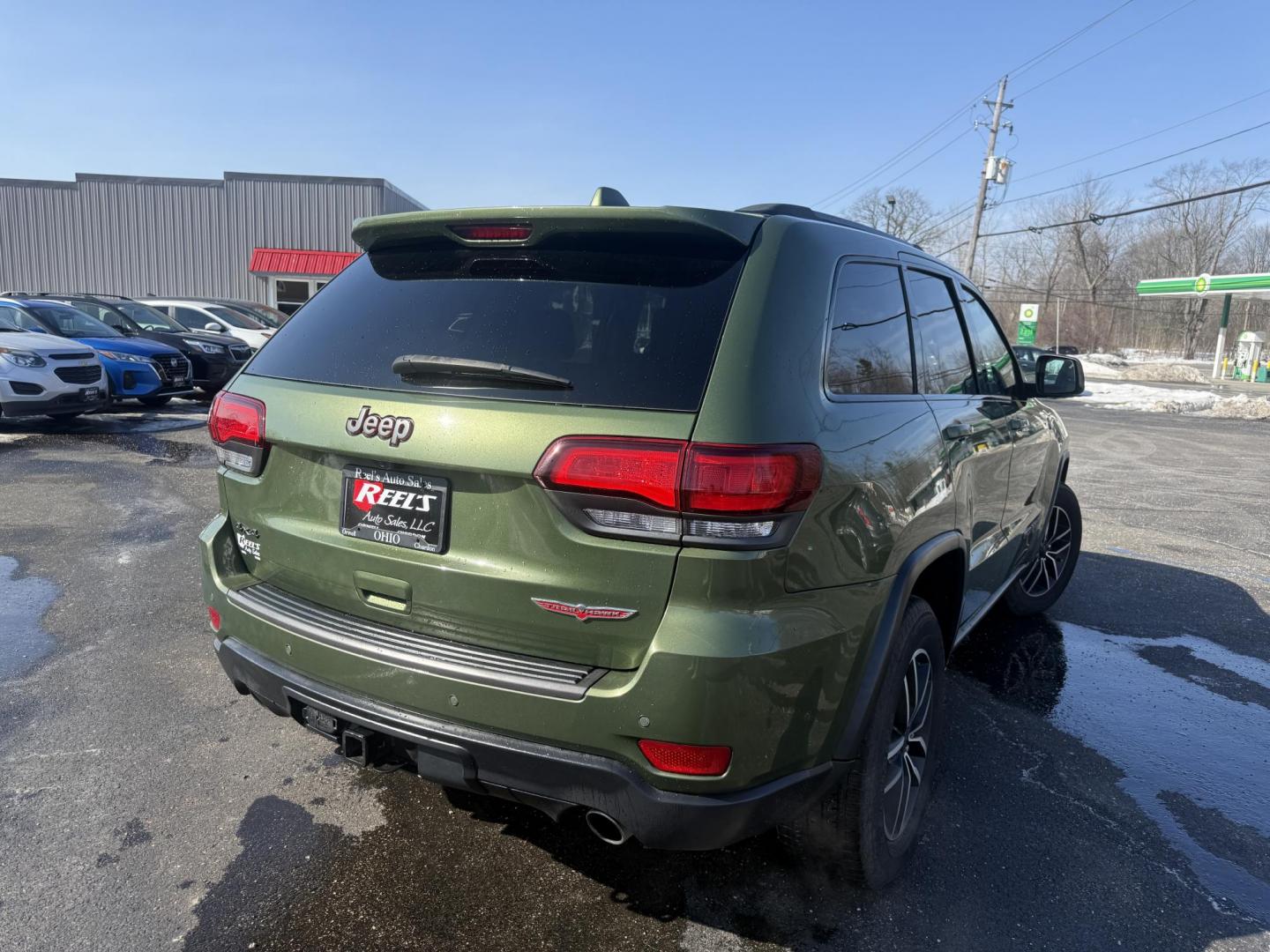 2020 Green /Black Jeep Grand Cherokee Trailhawk 4WD (1C4RJFLT2LC) with an 5.7L V8 OHV 16V engine, Automatic transmission, located at 11115 Chardon Rd. , Chardon, OH, 44024, (440) 214-9705, 41.580246, -81.241943 - This 2020 Jeep Grand Cherokee Trailhawk is a BEAST ready to dominate the road – built tough, loaded with luxury, and absolutely packed with premium features! Under the hood roars a powerful 5.7L HEMI V8 paired with an 8-speed automatic transmission and the legendary Quadra-Drive II 4WD system wit - Photo#30