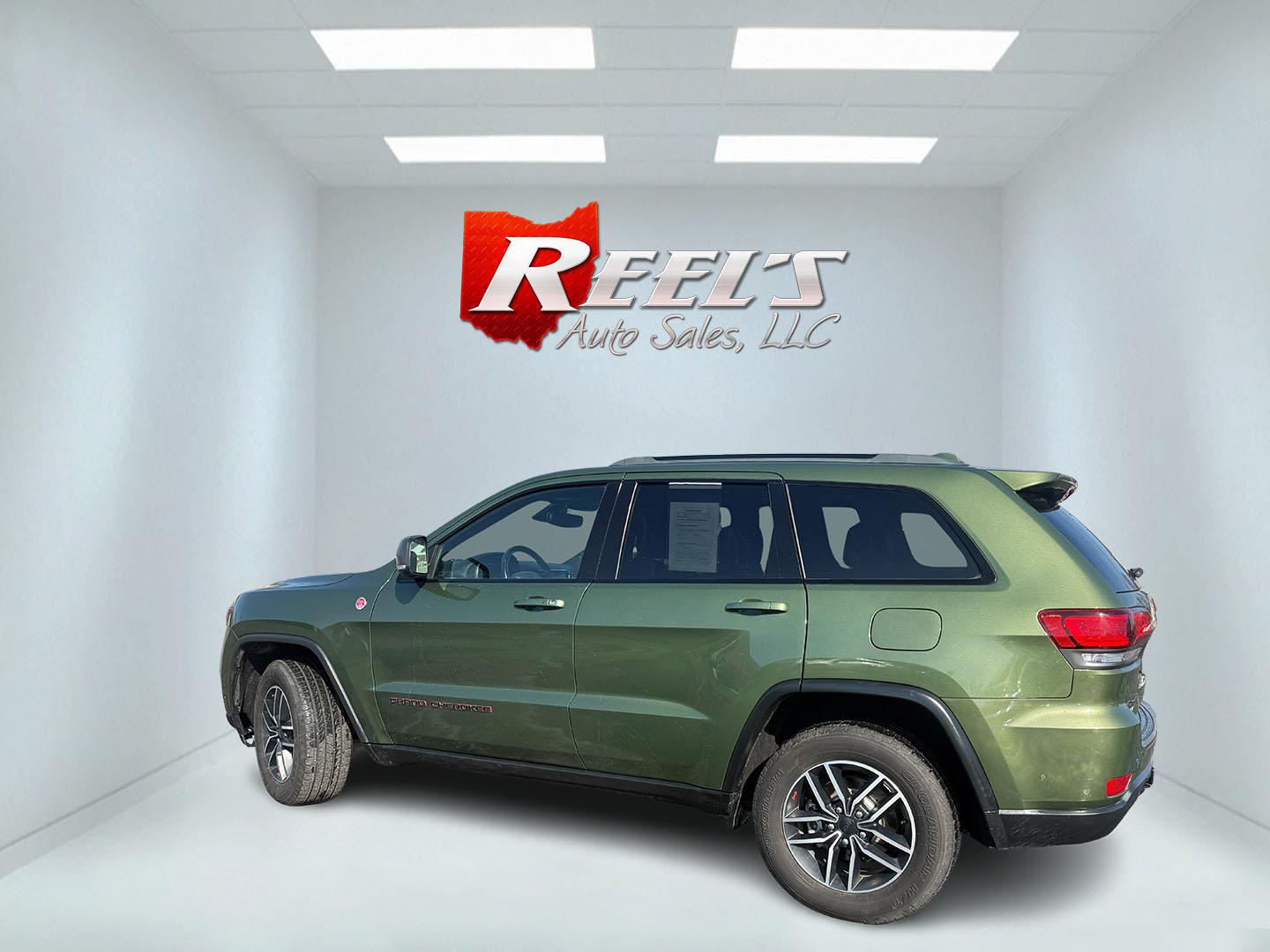 2020 Green /Black Jeep Grand Cherokee Trailhawk 4WD (1C4RJFLT2LC) with an 5.7L V8 OHV 16V engine, Automatic transmission, located at 11115 Chardon Rd. , Chardon, OH, 44024, (440) 214-9705, 41.580246, -81.241943 - This 2020 Jeep Grand Cherokee Trailhawk is a BEAST ready to dominate the road – built tough, loaded with luxury, and absolutely packed with premium features! Under the hood roars a powerful 5.7L HEMI V8 paired with an 8-speed automatic transmission and the legendary Quadra-Drive II 4WD system wit - Photo#35