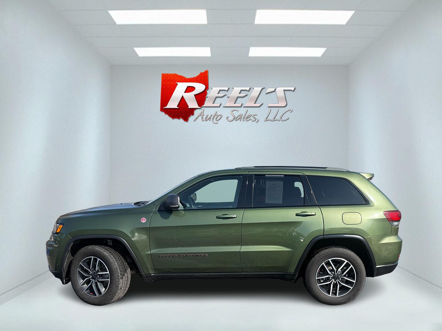 2020 Green /Black Jeep Grand Cherokee Trailhawk 4WD (1C4RJFLT2LC) with an 5.7L V8 OHV 16V engine, Automatic transmission, located at 11115 Chardon Rd. , Chardon, OH, 44024, (440) 214-9705, 41.580246, -81.241943 - This 2020 Jeep Grand Cherokee Trailhawk is a BEAST ready to dominate the road – built tough, loaded with luxury, and absolutely packed with premium features! Under the hood roars a powerful 5.7L HEMI V8 paired with an 8-speed automatic transmission and the legendary Quadra-Drive II 4WD system wit - Photo#37