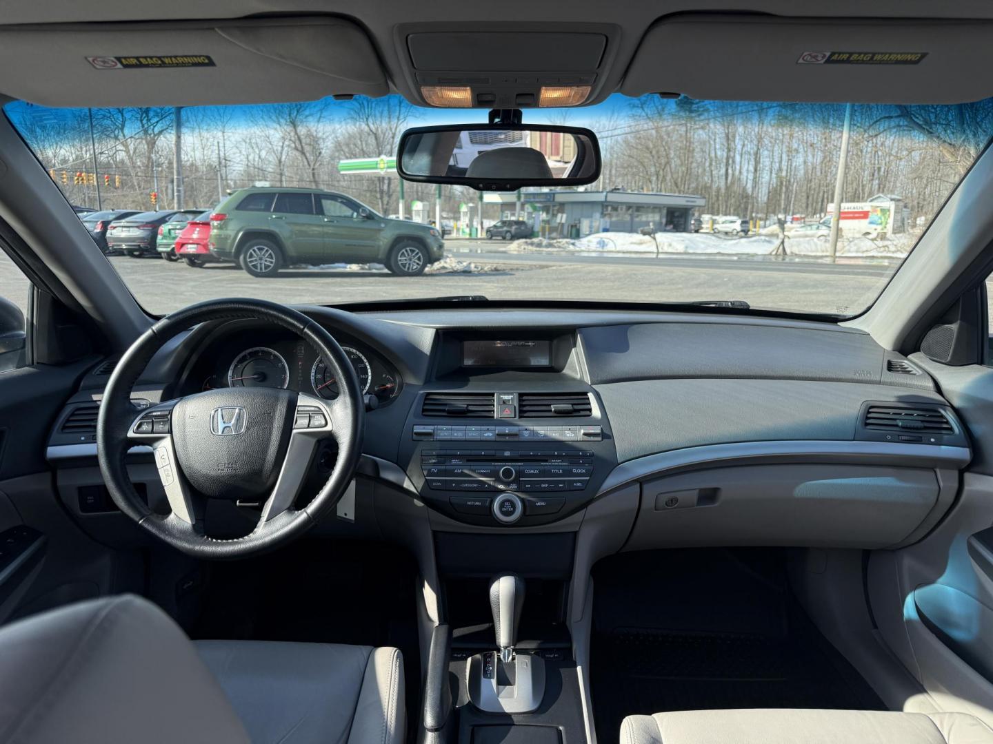 2010 Gray /Gray Honda Accord EX-L V-6 Sedan AT (1HGCP3F8XAA) with an 3.5L V6 SOHC 24V engine, Automatic transmission, located at 11115 Chardon Rd. , Chardon, OH, 44024, (440) 214-9705, 41.580246, -81.241943 - This 2010 Honda Accord EX-L with the powerhouse 3.5L V6 V-TEC engine is the perfect blend of thrilling performance, legendary reliability, and loaded luxury – and it’s only got 69K miles on the clock! Feel the rush from that smooth 5-speed automatic transmission delivering effortless power, whi - Photo#16