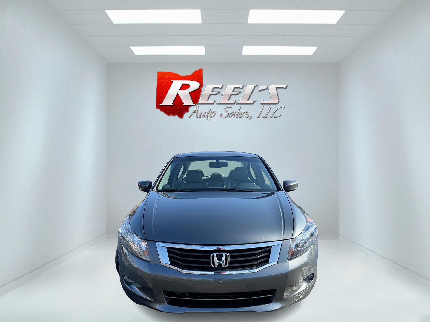 2010 Gray /Gray Honda Accord EX-L V-6 Sedan AT (1HGCP3F8XAA) with an 3.5L V6 SOHC 24V engine, Automatic transmission, located at 11115 Chardon Rd. , Chardon, OH, 44024, (440) 214-9705, 41.580246, -81.241943 - This 2010 Honda Accord EX-L with the powerhouse 3.5L V6 V-TEC engine is the perfect blend of thrilling performance, legendary reliability, and loaded luxury – and it’s only got 69K miles on the clock! Feel the rush from that smooth 5-speed automatic transmission delivering effortless power, whi - Photo#1