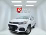 2017 White /Black Chevrolet Trax LT AWD (3GNCJPSB7HL) with an 1.4L I4 DOHC 16V TURBO engine, Automatic transmission, located at 547 E. Main St., Orwell, OH, 44076, (440) 437-5893, 41.535435, -80.847855 - 2017 Chevrolet Trax LT AWD – Turbo Fun, All-Weather Grip, and Loaded with Everyday Winners! This zippy 2017 Chevrolet Trax LT AWD is the perfect compact crossover that punches way above its weight! Powered by a lively 1.4L Turbocharged EcoTec I4 engine paired with a smooth 6-speed automatic trans - Photo#0