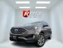 2019 Gray Ford Edge Titanium AWD (2FMPK4K99KB) with an 2.0L L4 DOHC 16V Turbo engine, Automatic transmission, located at 547 E. Main St., Orwell, OH, 44076, (440) 437-5893, 41.535435, -80.847855 - 2019 Ford Edge Titanium AWD – Top-Tier Luxury, Turbo Thrills, and Every Premium Feature You Crave! This 2019 Ford Edge Titanium AWD is loaded to the gills and ready to elevate every drive! The responsive 2.0L Turbocharged EcoBoost I4 engine teams up with a slick 8-speed automatic transmission and - Photo#0