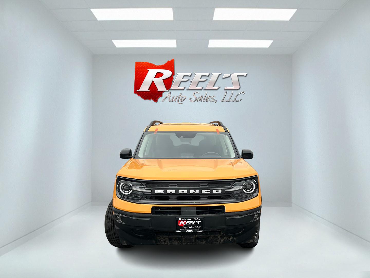 2023 Yellow /Black Ford Bronco Sport Big Bend (3FMCR9B68PR) with an 1.5L I3 DOHC 12V TURBO engine, Automatic transmission, located at 11115 Chardon Rd. , Chardon, OH, 44024, (440) 214-9705, 41.580246, -81.241943 - 2023 Ford Bronco Sport Big Bend – Adventure-Ready, Turbo-Powered, and Bursting with Off-Road Attitude! This vibrant 2023 Ford Bronco Sport Big Bend is built for thrill-seekers who want capability without compromise! The punchy 1.5L Turbocharged EcoBoost I3 engine delivers exciting power through a - Photo#1