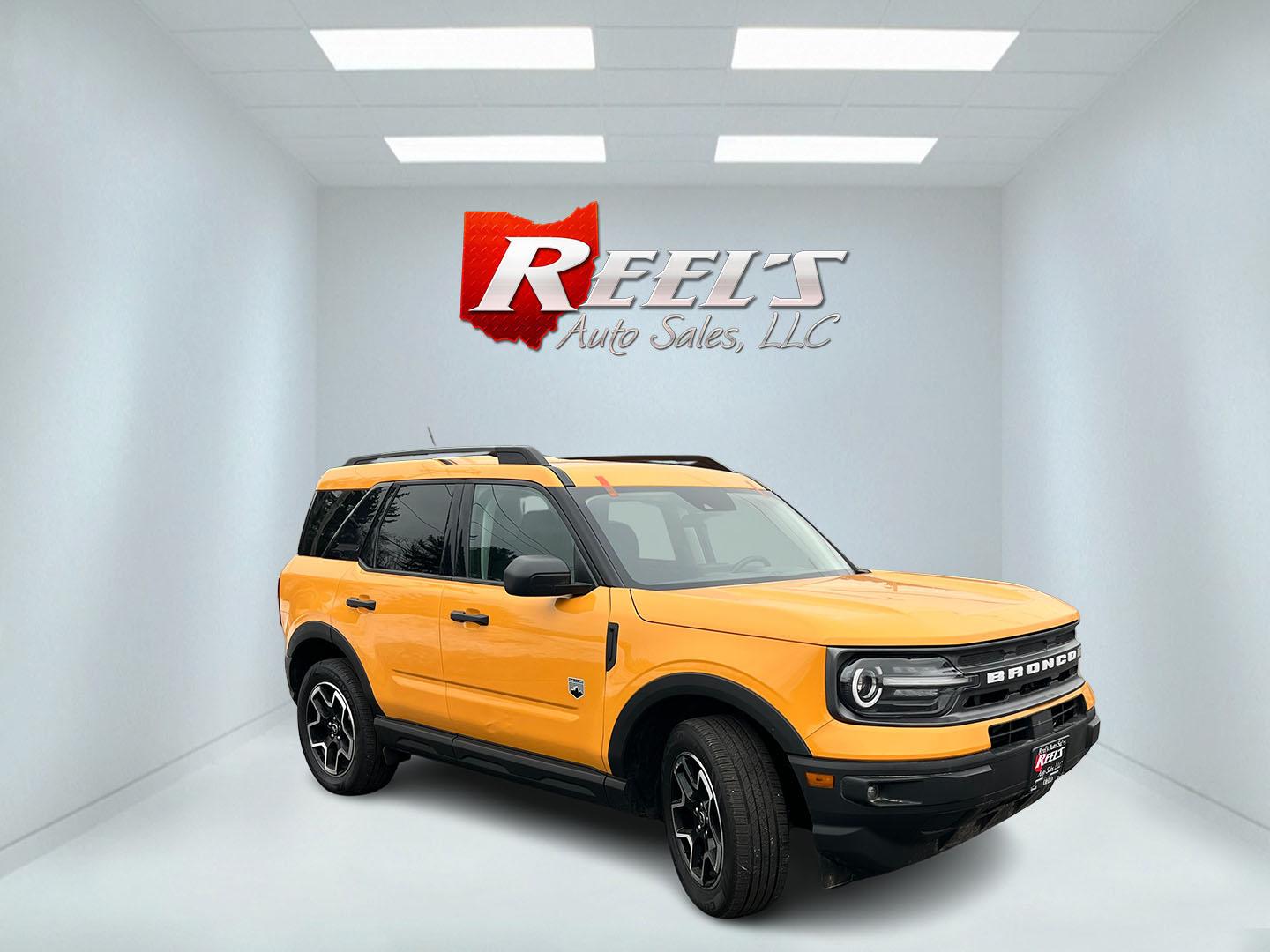 2023 Yellow /Black Ford Bronco Sport Big Bend (3FMCR9B68PR) with an 1.5L I3 DOHC 12V TURBO engine, Automatic transmission, located at 11115 Chardon Rd. , Chardon, OH, 44024, (440) 214-9705, 41.580246, -81.241943 - 2023 Ford Bronco Sport Big Bend – Adventure-Ready, Turbo-Powered, and Bursting with Off-Road Attitude! This vibrant 2023 Ford Bronco Sport Big Bend is built for thrill-seekers who want capability without compromise! The punchy 1.5L Turbocharged EcoBoost I3 engine delivers exciting power through a - Photo#2
