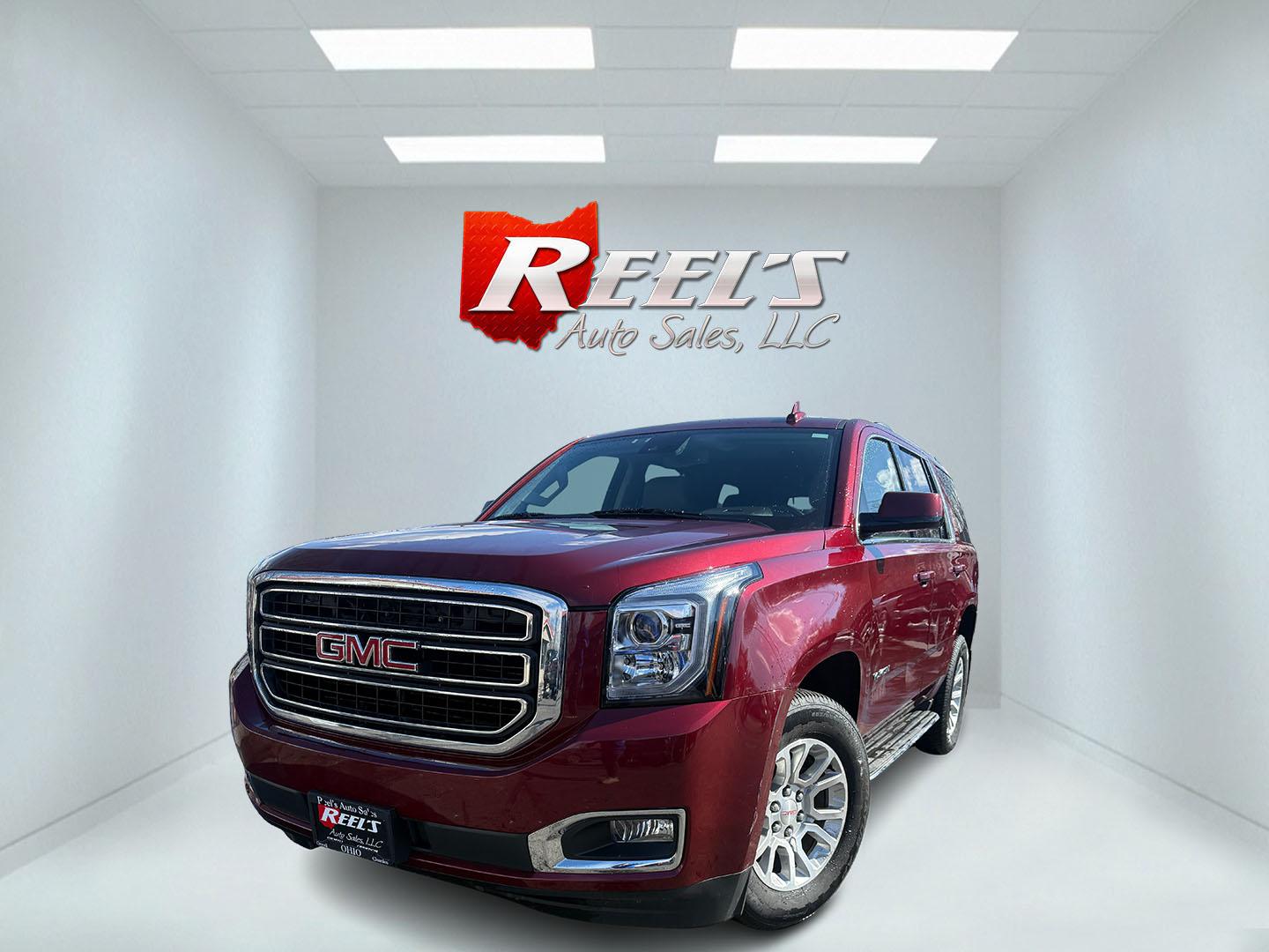 2020 Red /Black GMC Yukon SLT 4WD (1GKS2BKC4LR) with an 5.3L V8 OHV 16V FFV engine, Automatic transmission, located at 547 E. Main St., Orwell, OH, 44076, (440) 437-5893, 41.535435, -80.847855 - 2020 GMC Yukon SLT 4WD – Full-Size Powerhouse in Striking Crimson Red Tintcoat, Loaded and Ready to Dominate! This commanding 2020 GMC Yukon SLT 4WD turns heads and hauls everything with authority! Powered by the muscular 5.3L EcoTec3 V8 engine (with flex fuel capability) paired to a smooth 6-spe - Photo#0