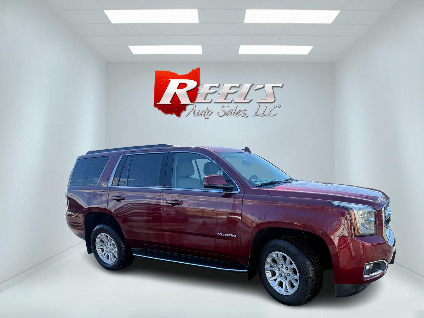 2020 Red /Black GMC Yukon SLT 4WD (1GKS2BKC4LR) with an 5.3L V8 OHV 16V FFV engine, Automatic transmission, located at 547 E. Main St., Orwell, OH, 44076, (440) 437-5893, 41.535435, -80.847855 - 2020 GMC Yukon SLT 4WD – Full-Size Powerhouse in Striking Crimson Red Tintcoat, Loaded and Ready to Dominate! This commanding 2020 GMC Yukon SLT 4WD turns heads and hauls everything with authority! Powered by the muscular 5.3L EcoTec3 V8 engine (with flex fuel capability) paired to a smooth 6-spe - Photo#3