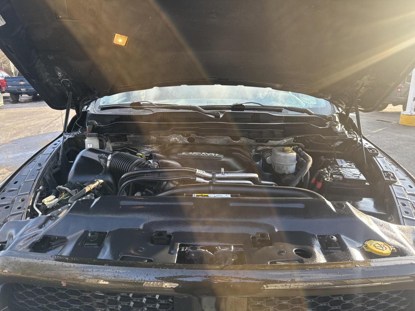 2014 Black /Gray RAM 2500 Outdoorsman Crew Cab SWB 4WD (3C6UR5DJ7EG) with an 6.4L V8 OHV 16V engine, Automatic transmission, located at 547 E. Main St., Orwell, OH, 44076, (440) 437-5893, 41.535435, -80.847855 - 2014 Ram 2500 Outdoorsman Crew Cab 4WD – Heavy-Duty Beast Built for Work, Towing, and Serious Off-Road Grit! This 2014 Ram 2500 Outdoorsman Crew Cab 4WD is a no-nonsense workhorse ready to tackle the toughest jobs! Powered by the legendary 6.4L HEMI V8 engine delivering massive torque through a s - Photo#8