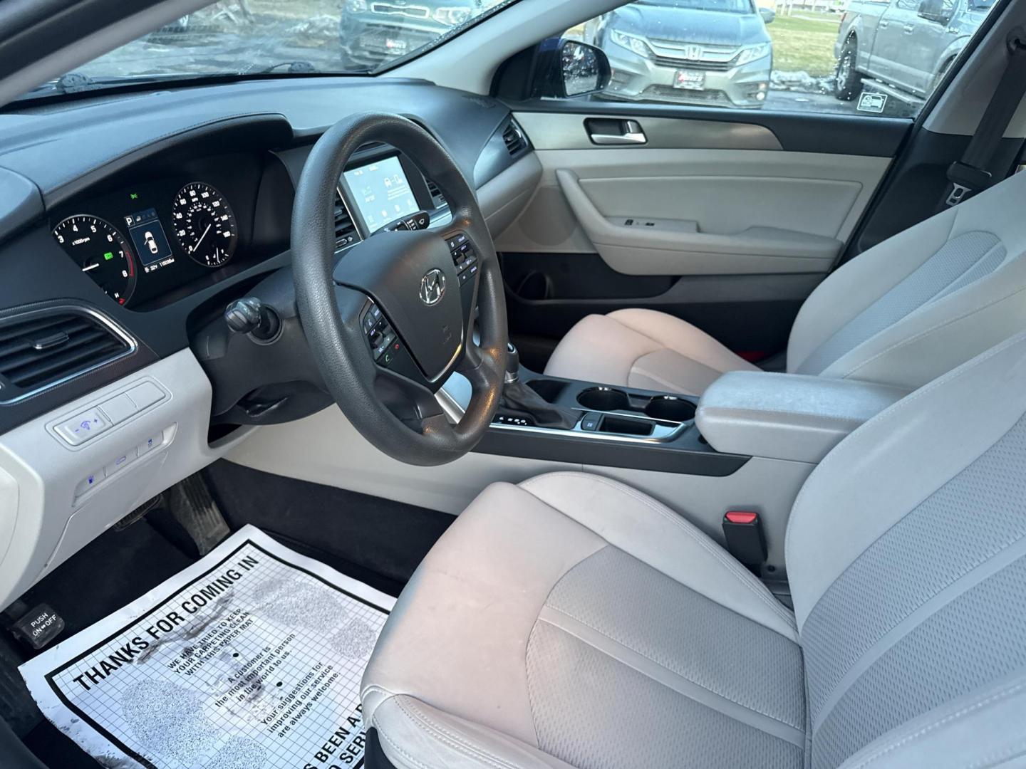 2017 Blue /Gray Hyundai Sonata Sport (5NPE34AF3HH) with an 2.4L I4 DOHC 16V engine, Automatic transmission, located at 11115 Chardon Rd. , Chardon, OH, 44024, (440) 214-9705, 41.580246, -81.241943 - 2017 Hyundai Sonata Sport – Sporty Style, Impressive Efficiency, and Loaded with Modern Tech! This sharp 2017 Hyundai Sonata Sport is the perfect blend of sleek looks, fun-to-drive performance, and wallet-friendly efficiency! Powered by a smooth 2.4L I4 GDI engine paired with a responsive 6-speed - Photo#9