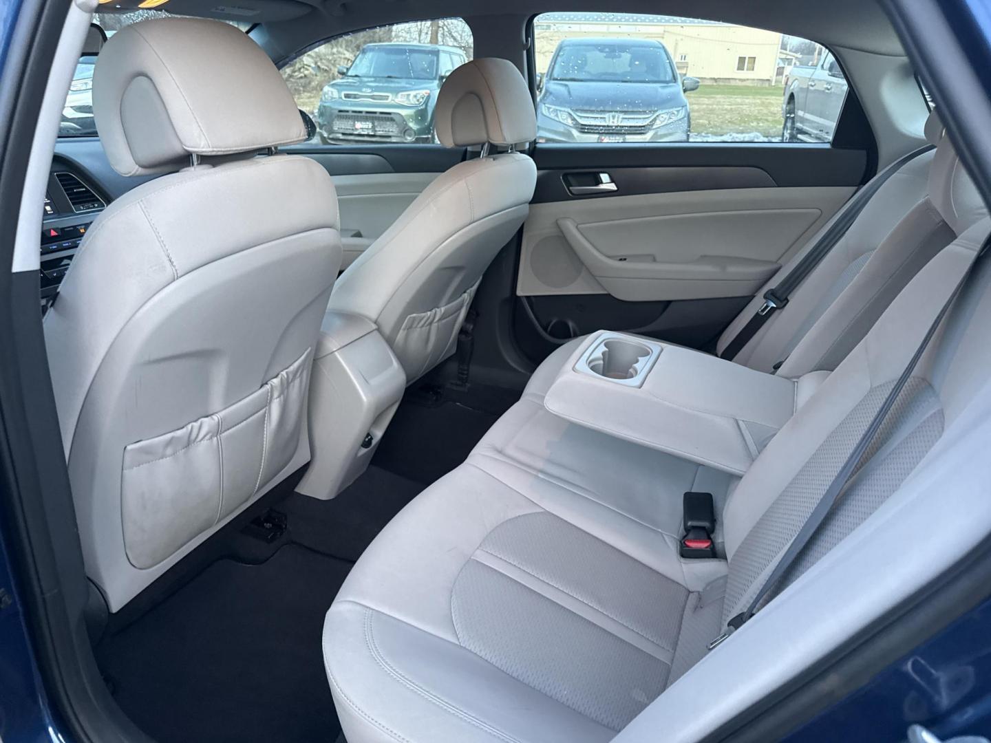 2017 Blue /Gray Hyundai Sonata Sport (5NPE34AF3HH) with an 2.4L I4 DOHC 16V engine, Automatic transmission, located at 11115 Chardon Rd. , Chardon, OH, 44024, (440) 214-9705, 41.580246, -81.241943 - 2017 Hyundai Sonata Sport – Sporty Style, Impressive Efficiency, and Loaded with Modern Tech! This sharp 2017 Hyundai Sonata Sport is the perfect blend of sleek looks, fun-to-drive performance, and wallet-friendly efficiency! Powered by a smooth 2.4L I4 GDI engine paired with a responsive 6-speed - Photo#19