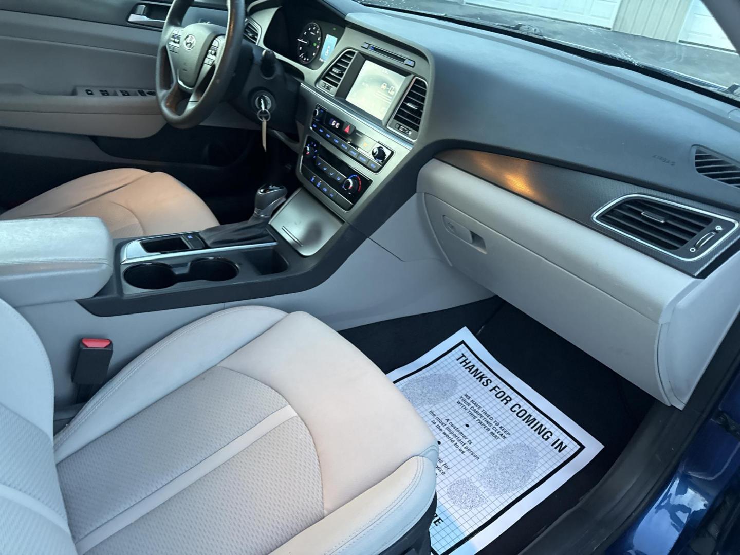 2017 Blue /Gray Hyundai Sonata Sport (5NPE34AF3HH) with an 2.4L I4 DOHC 16V engine, Automatic transmission, located at 11115 Chardon Rd. , Chardon, OH, 44024, (440) 214-9705, 41.580246, -81.241943 - 2017 Hyundai Sonata Sport – Sporty Style, Impressive Efficiency, and Loaded with Modern Tech! This sharp 2017 Hyundai Sonata Sport is the perfect blend of sleek looks, fun-to-drive performance, and wallet-friendly efficiency! Powered by a smooth 2.4L I4 GDI engine paired with a responsive 6-speed - Photo#39