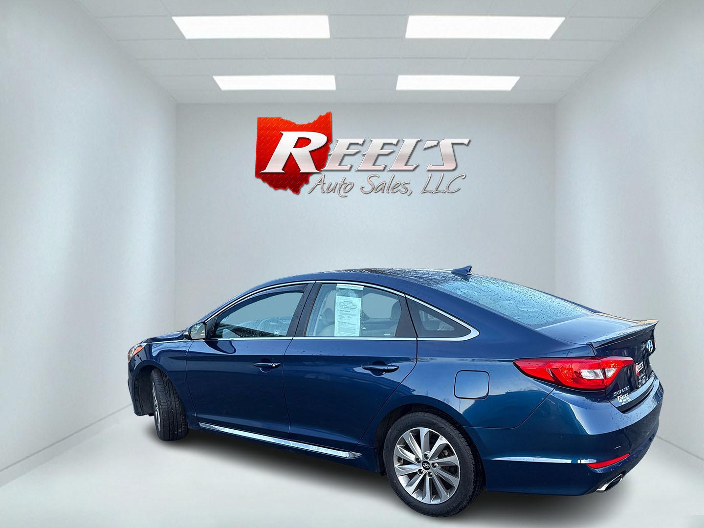2017 Blue /Gray Hyundai Sonata Sport (5NPE34AF3HH) with an 2.4L I4 DOHC 16V engine, Automatic transmission, located at 11115 Chardon Rd. , Chardon, OH, 44024, (440) 214-9705, 41.580246, -81.241943 - 2017 Hyundai Sonata Sport – Sporty Style, Impressive Efficiency, and Loaded with Modern Tech! This sharp 2017 Hyundai Sonata Sport is the perfect blend of sleek looks, fun-to-drive performance, and wallet-friendly efficiency! Powered by a smooth 2.4L I4 GDI engine paired with a responsive 6-speed - Photo#29