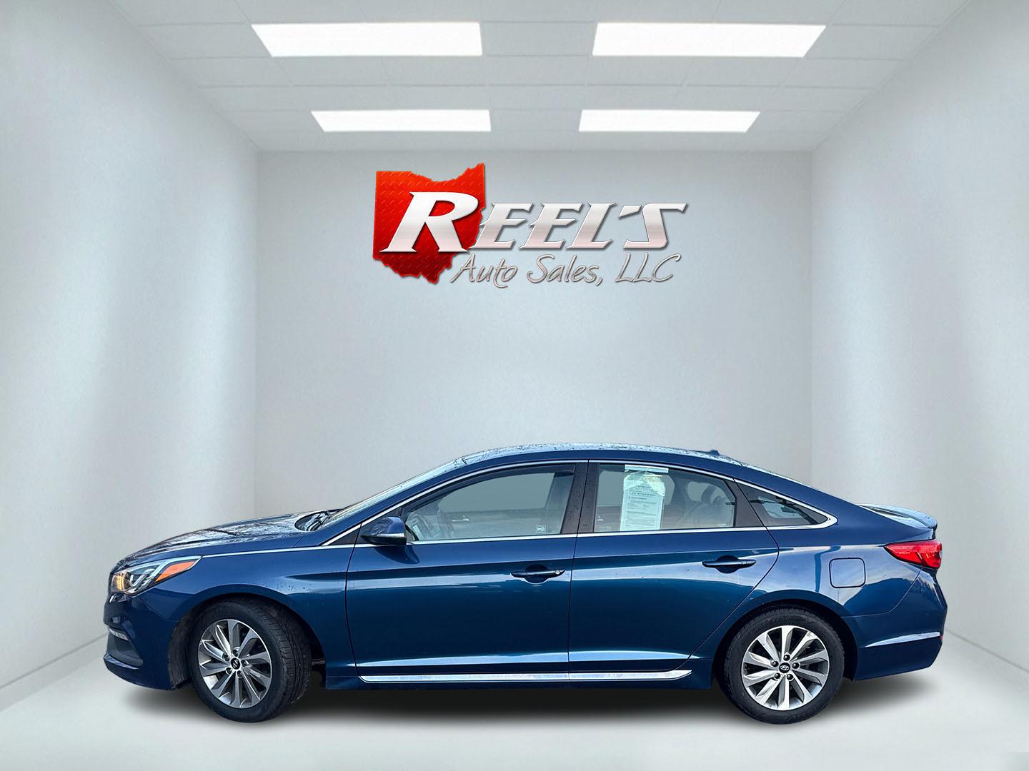 2017 Blue /Gray Hyundai Sonata Sport (5NPE34AF3HH) with an 2.4L I4 DOHC 16V engine, Automatic transmission, located at 11115 Chardon Rd. , Chardon, OH, 44024, (440) 214-9705, 41.580246, -81.241943 - 2017 Hyundai Sonata Sport – Sporty Style, Impressive Efficiency, and Loaded with Modern Tech! This sharp 2017 Hyundai Sonata Sport is the perfect blend of sleek looks, fun-to-drive performance, and wallet-friendly efficiency! Powered by a smooth 2.4L I4 GDI engine paired with a responsive 6-speed - Photo#31