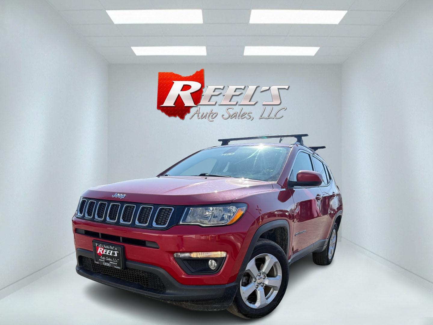 2018 Red /Black Jeep Compass Latitude 4WD (3C4NJDBB7JT) with an 2.4L I4 DOHC 16V engine, Automatic transmission, located at 547 E. Main St., Orwell, OH, 44076, (440) 437-5893, 41.535435, -80.847855 - 2018 Jeep Compass Latitude 4WD – Rugged Style, All-Weather Grip, and Loaded with Everyday Comfort! This sharp 2018 Jeep Compass Latitude 4WD is the perfect blend of adventure-ready capability and daily-driver smarts! Powered by a reliable 2.4L I4 engine paired with a smooth 9-speed automatic tran - Photo#0