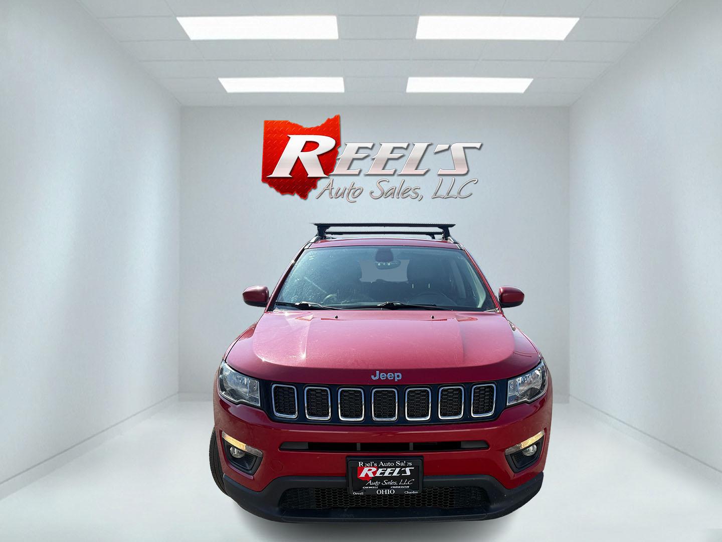 2018 Red /Black Jeep Compass Latitude 4WD (3C4NJDBB7JT) with an 2.4L I4 DOHC 16V engine, Automatic transmission, located at 547 E. Main St., Orwell, OH, 44076, (440) 437-5893, 41.535435, -80.847855 - 2018 Jeep Compass Latitude 4WD – Rugged Style, All-Weather Grip, and Loaded with Everyday Comfort! This sharp 2018 Jeep Compass Latitude 4WD is the perfect blend of adventure-ready capability and daily-driver smarts! Powered by a reliable 2.4L I4 engine paired with a smooth 9-speed automatic tran - Photo#1