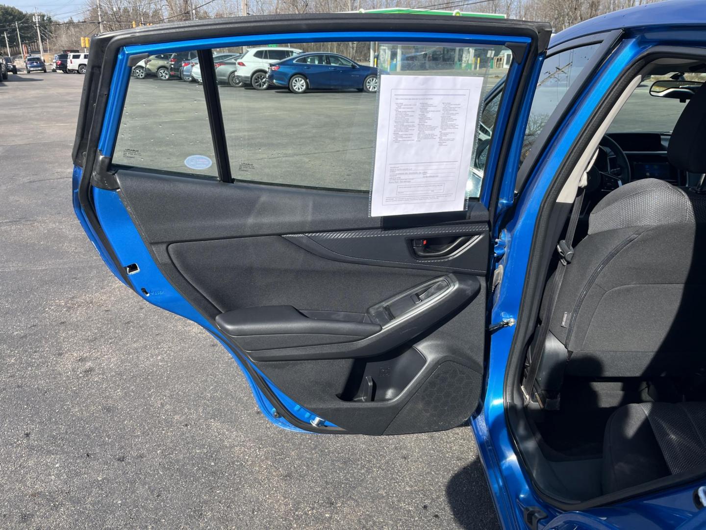 2022 Blue /Black Subaru Impreza 2.0i (4S3GTAB69N3) with an 2.0L H4 DOHC 16V engine, Automatic transmission, located at 11115 Chardon Rd. , Chardon, OH, 44024, (440) 214-9705, 41.580246, -81.241943 - 2022 Subaru Impreza Hatch 2.0i – Reliable AWD Hatchback with Great Efficiency and Loaded Safety Features! This sharp 2022 Subaru Impreza Hatch 2.0i is the perfect all-weather daily driver that combines Subaru toughness with smart efficiency! Powered by a dependable 2.0L H4 engine paired with the - Photo#30