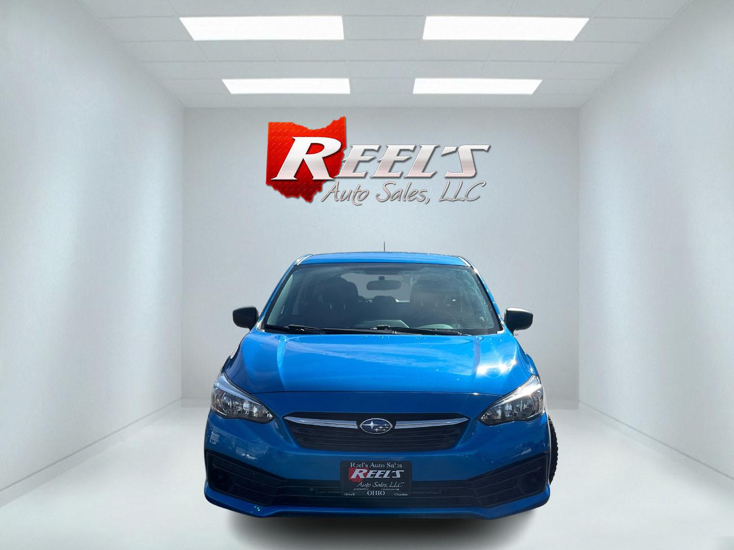 2022 Blue /Black Subaru Impreza 2.0i (4S3GTAB69N3) with an 2.0L H4 DOHC 16V engine, Automatic transmission, located at 547 E. Main St., Orwell, OH, 44076, (440) 437-5893, 41.535435, -80.847855 - 2022 Subaru Impreza Hatch 2.0i – Reliable AWD Hatchback with Great Efficiency and Loaded Safety Features! This sharp 2022 Subaru Impreza Hatch 2.0i is the perfect all-weather daily driver that combines Subaru toughness with smart efficiency! Powered by a dependable 2.0L H4 engine paired with the - Photo#1