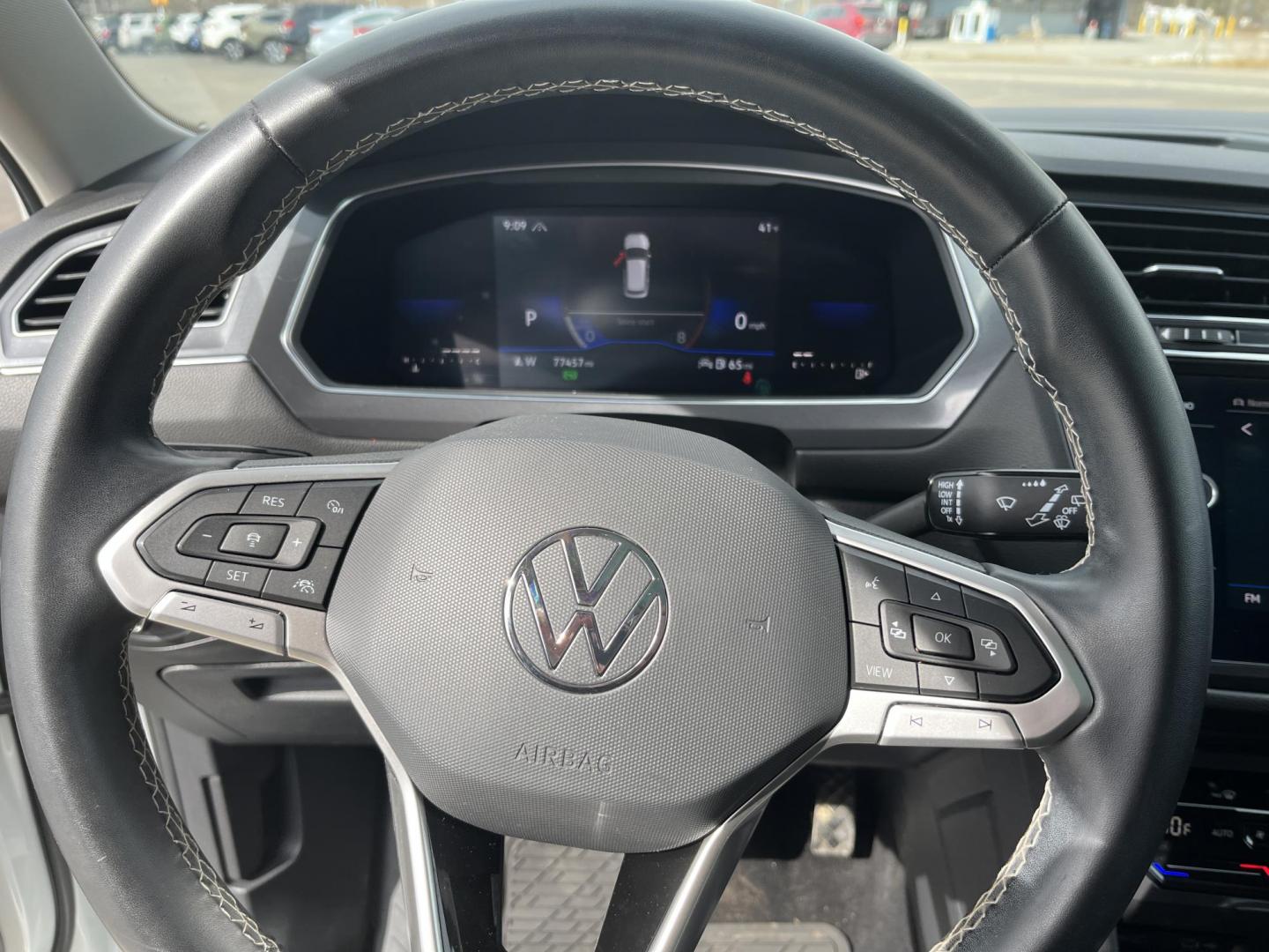 2022 White /Black Volkswagen Tiguan SE 4Motion (3VV2B7AX6NM) with an 2.0L I4 DOHC 16V Turbo engine, Automatic transmission, located at 11115 Chardon Rd. , Chardon, OH, 44024, (440) 214-9705, 41.580246, -81.241943 - 2022 Volkswagen Tiguan SE AWD – Premium Comfort, All-Weather Confidence, and Loaded with Advanced Safety & Tech! This 2022 Volkswagen Tiguan SE AWD is the perfect upscale crossover that’s ready for family adventures, daily commutes, or weekend getaways! Powered by a responsive 2.0L Turbocharged - Photo#25
