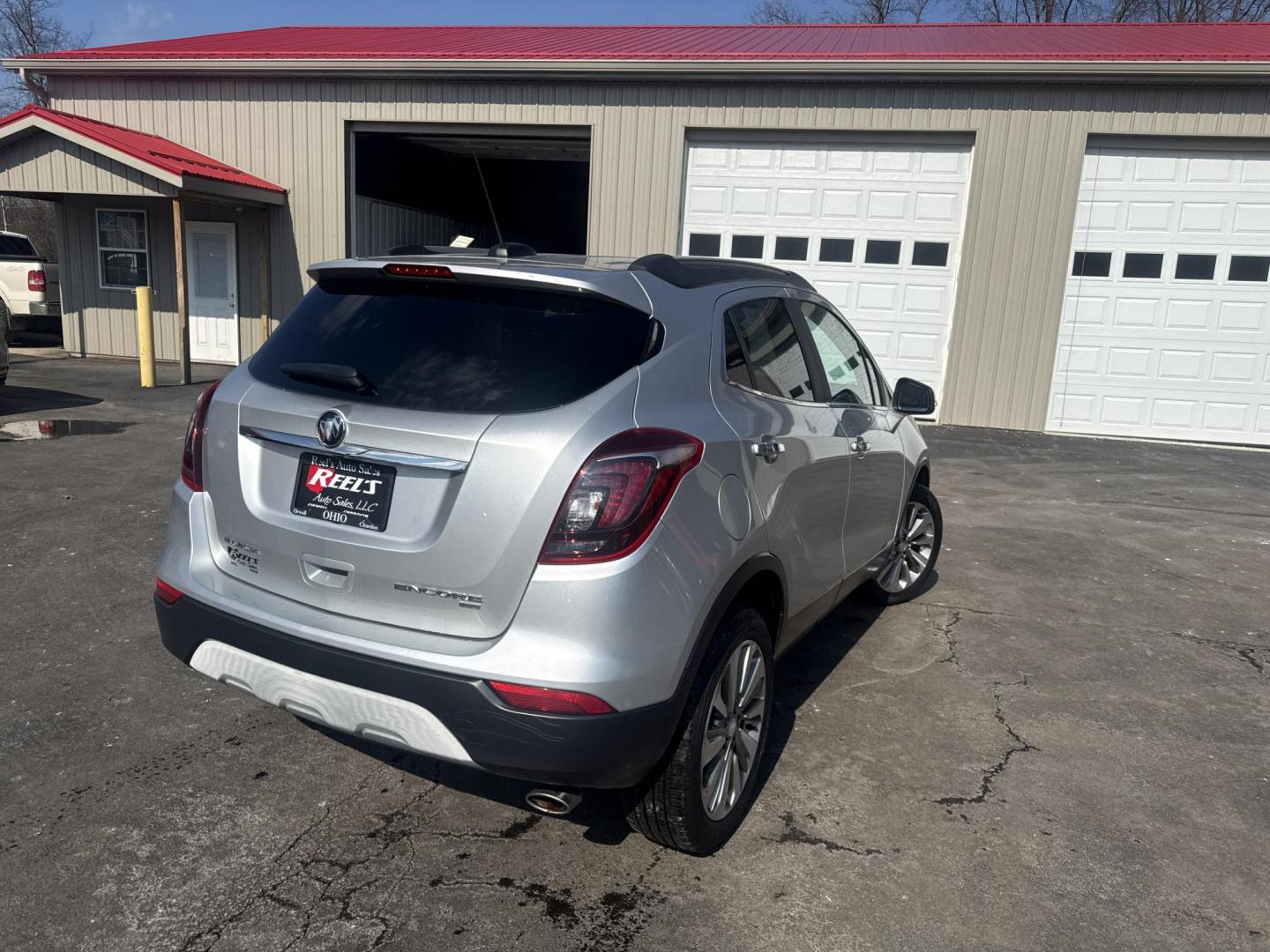 2017 Silver /Black Buick Encore Preferred AWD (KL4CJESB4HB) with an 1.4L I4 DOHC 16V Turbo engine, Automatic transmission, located at 547 E. Main St., Orwell, OH, 44076, (440) 437-5893, 41.535435, -80.847855 - 2017 Buick Encore Preferred AWD – Compact Luxury with Turbo Pep, All-Weather Grip, and Smart Everyday Features! This sharp 2017 Buick Encore Preferred AWD is the ideal upscale crossover that’s easy to love and even easier on fuel! Powered by a lively 1.4L Turbocharged EcoTec I4 engine paired wi - Photo#26