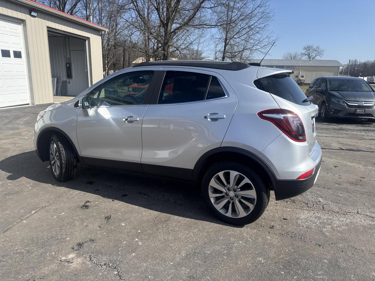 2017 Silver /Black Buick Encore Preferred AWD (KL4CJESB4HB) with an 1.4L I4 DOHC 16V Turbo engine, Automatic transmission, located at 547 E. Main St., Orwell, OH, 44076, (440) 437-5893, 41.535435, -80.847855 - 2017 Buick Encore Preferred AWD – Compact Luxury with Turbo Pep, All-Weather Grip, and Smart Everyday Features! This sharp 2017 Buick Encore Preferred AWD is the ideal upscale crossover that’s easy to love and even easier on fuel! Powered by a lively 1.4L Turbocharged EcoTec I4 engine paired wi - Photo#29