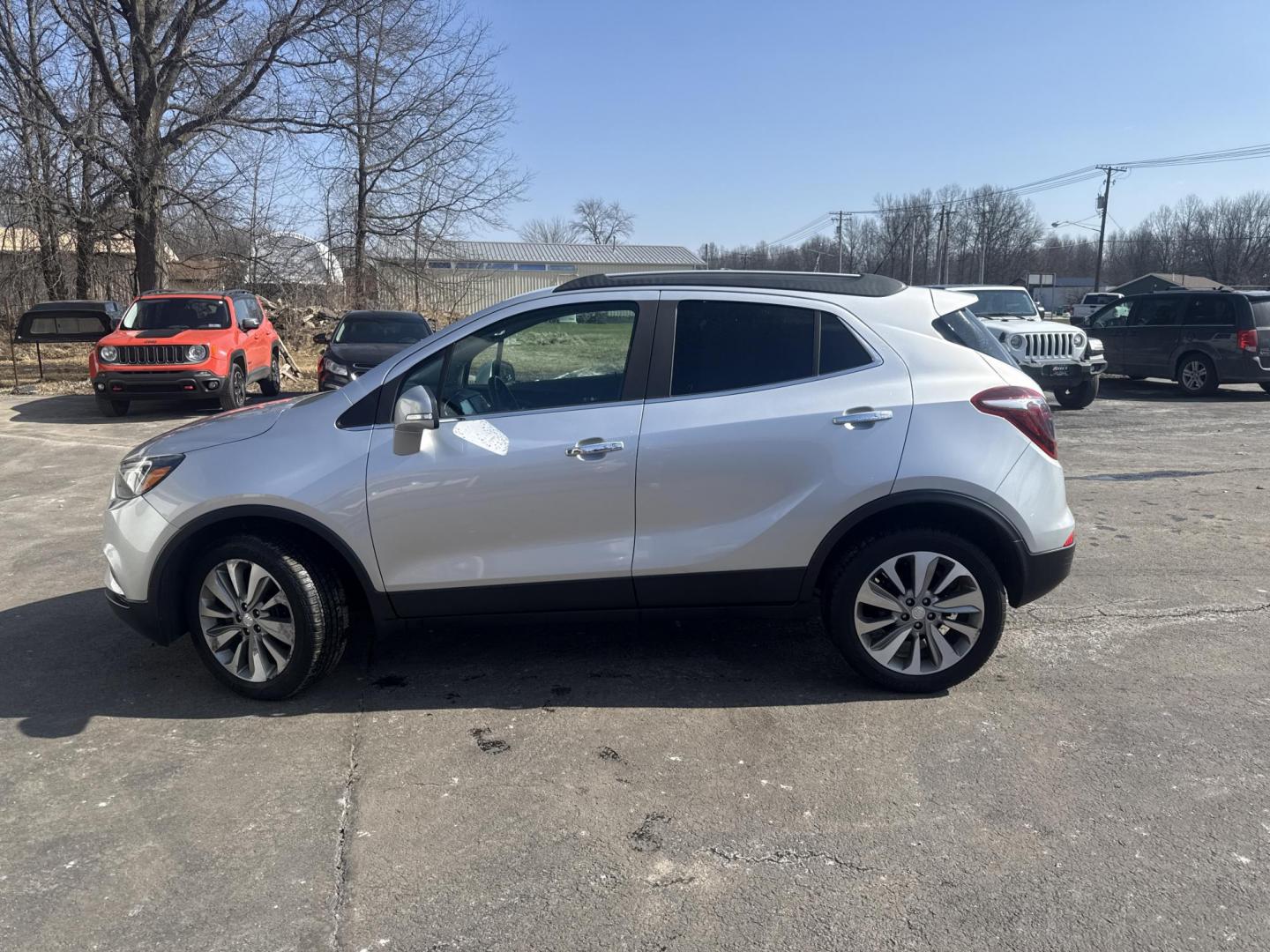 2017 Silver /Black Buick Encore Preferred AWD (KL4CJESB4HB) with an 1.4L I4 DOHC 16V Turbo engine, Automatic transmission, located at 547 E. Main St., Orwell, OH, 44076, (440) 437-5893, 41.535435, -80.847855 - 2017 Buick Encore Preferred AWD – Compact Luxury with Turbo Pep, All-Weather Grip, and Smart Everyday Features! This sharp 2017 Buick Encore Preferred AWD is the ideal upscale crossover that’s easy to love and even easier on fuel! Powered by a lively 1.4L Turbocharged EcoTec I4 engine paired wi - Photo#31