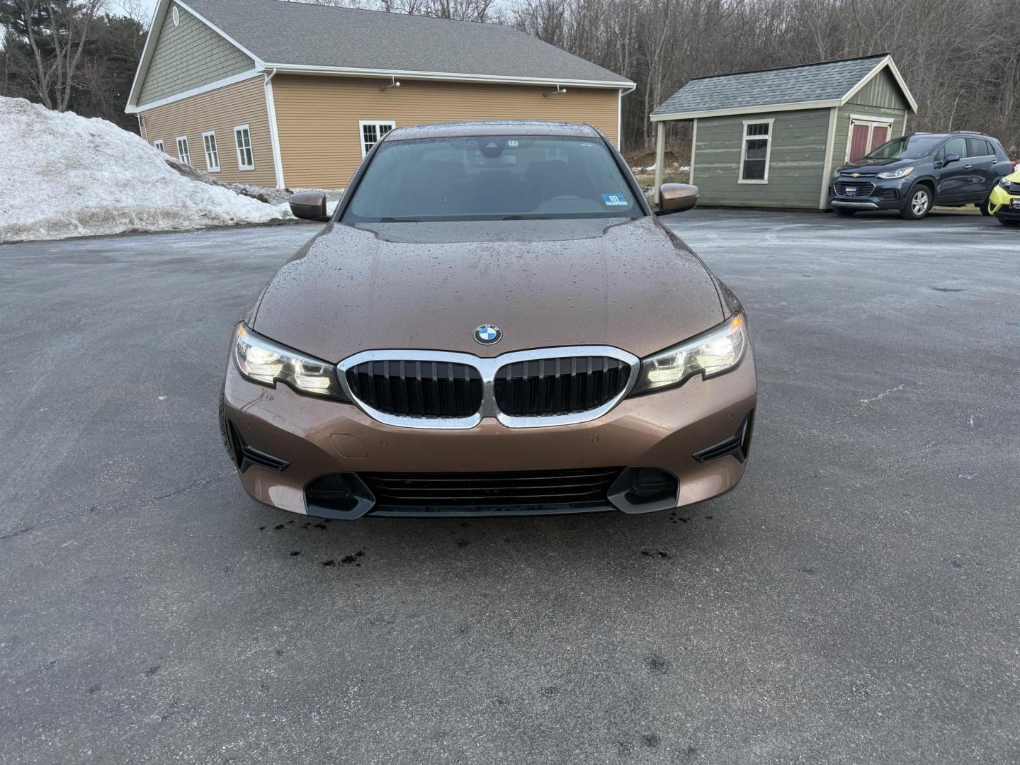 2020 Brown /Black BMW 3 Serires 330I X Drive (WBA5R7C01LF) with an 2.0L I4 16V DOHC Turbo engine, Automatic transmission, located at 11115 Chardon Rd. , Chardon, OH, 44024, (440) 214-9705, 41.580246, -81.241943 - Photo#1