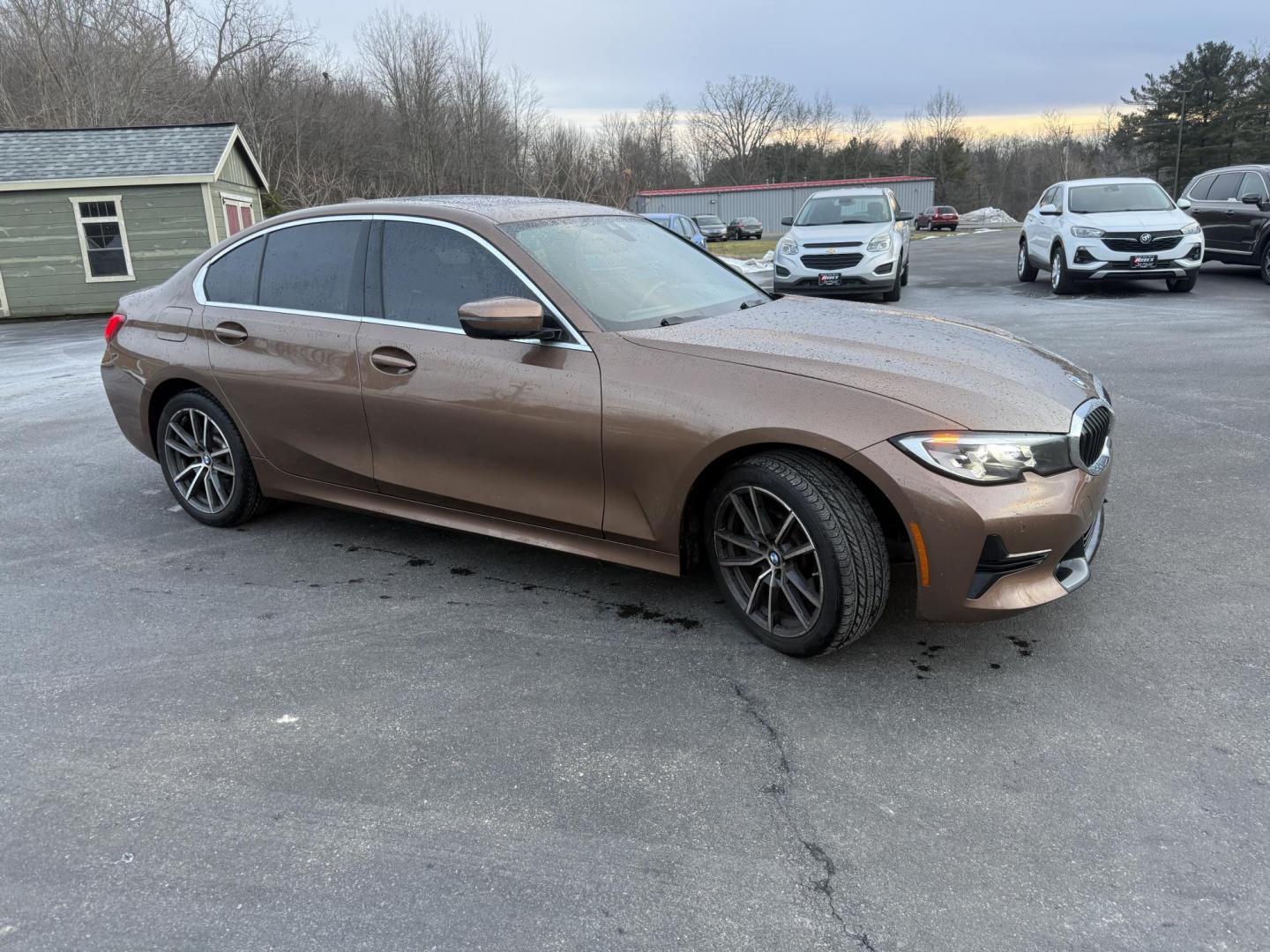 2020 Brown /Black BMW 3 Serires 330I X Drive (WBA5R7C01LF) with an 2.0L I4 16V DOHC Turbo engine, Automatic transmission, located at 11115 Chardon Rd. , Chardon, OH, 44024, (440) 214-9705, 41.580246, -81.241943 - Photo#3