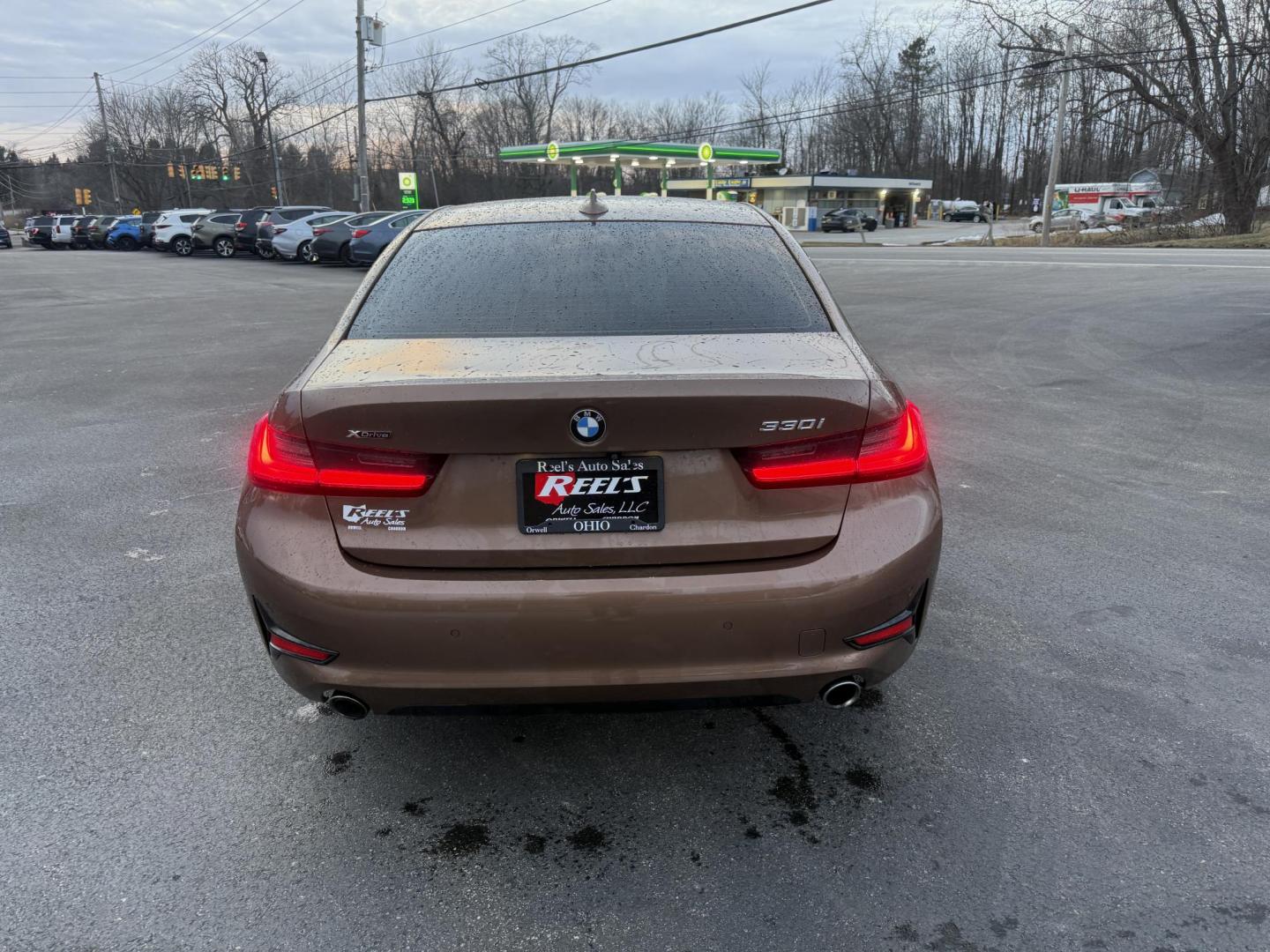 2020 Brown /Black BMW 3 Serires 330I X Drive (WBA5R7C01LF) with an 2.0L I4 16V DOHC Turbo engine, Automatic transmission, located at 11115 Chardon Rd. , Chardon, OH, 44024, (440) 214-9705, 41.580246, -81.241943 - Photo#25