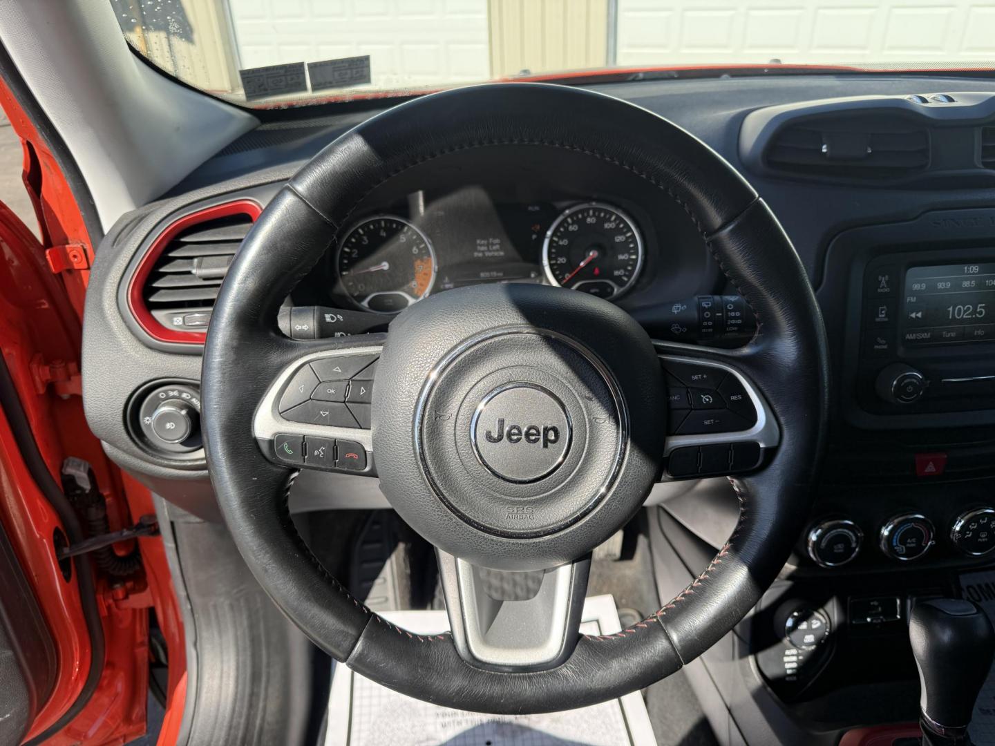 2017 Orange /Black Jeep Renegade Trailhawk (ZACCJBCBXHP) with an 2.4L I4 DOHC 16V engine, Automatic transmission, located at 547 E. Main St., Orwell, OH, 44076, (440) 437-5893, 41.535435, -80.847855 - 2017 Jeep Renegade Trailhawk 4×4 – Trail-Rated Beast with Off-Road Attitude and Everyday Usability! This rugged 2017 Jeep Renegade Trailhawk 4×4 is built for adventure and ready to tackle trails or Ohio backroads with confidence! Powered by a capable 2.4L I4 MultiAir engine paired with a smooth - Photo#13