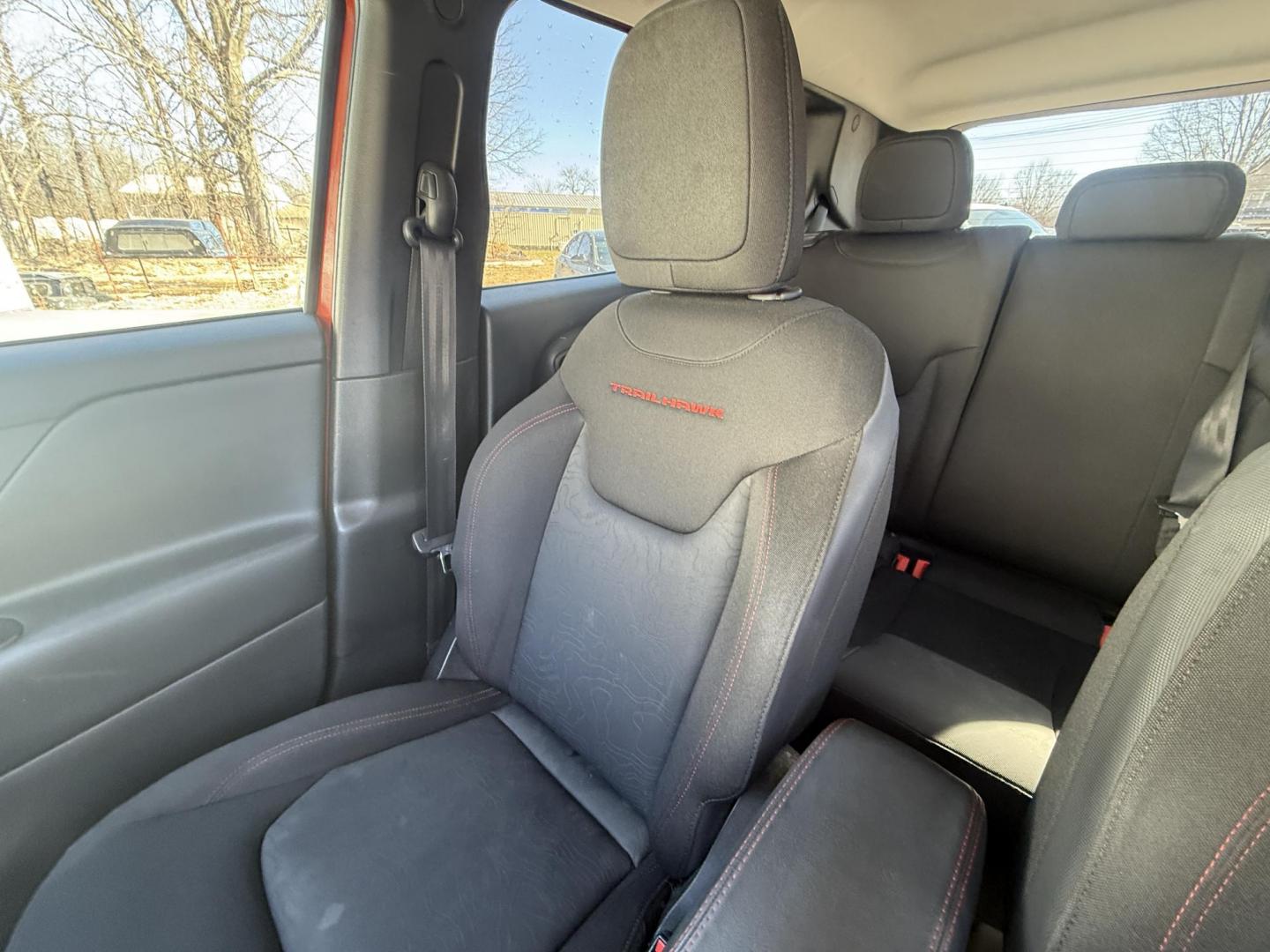 2017 Orange /Black Jeep Renegade Trailhawk (ZACCJBCBXHP) with an 2.4L I4 DOHC 16V engine, Automatic transmission, located at 547 E. Main St., Orwell, OH, 44076, (440) 437-5893, 41.535435, -80.847855 - 2017 Jeep Renegade Trailhawk 4×4 – Trail-Rated Beast with Off-Road Attitude and Everyday Usability! This rugged 2017 Jeep Renegade Trailhawk 4×4 is built for adventure and ready to tackle trails or Ohio backroads with confidence! Powered by a capable 2.4L I4 MultiAir engine paired with a smooth - Photo#19