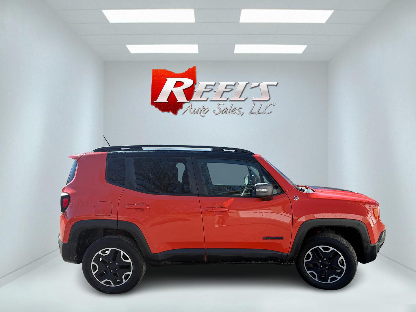 2017 Orange /Black Jeep Renegade Trailhawk (ZACCJBCBXHP) with an 2.4L I4 DOHC 16V engine, Automatic transmission, located at 547 E. Main St., Orwell, OH, 44076, (440) 437-5893, 41.535435, -80.847855 - 2017 Jeep Renegade Trailhawk 4×4 – Trail-Rated Beast with Off-Road Attitude and Everyday Usability! This rugged 2017 Jeep Renegade Trailhawk 4×4 is built for adventure and ready to tackle trails or Ohio backroads with confidence! Powered by a capable 2.4L I4 MultiAir engine paired with a smooth - Photo#25
