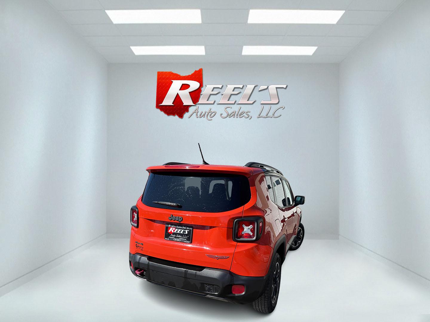 2017 Orange /Black Jeep Renegade Trailhawk (ZACCJBCBXHP) with an 2.4L I4 DOHC 16V engine, Automatic transmission, located at 547 E. Main St., Orwell, OH, 44076, (440) 437-5893, 41.535435, -80.847855 - 2017 Jeep Renegade Trailhawk 4×4 – Trail-Rated Beast with Off-Road Attitude and Everyday Usability! This rugged 2017 Jeep Renegade Trailhawk 4×4 is built for adventure and ready to tackle trails or Ohio backroads with confidence! Powered by a capable 2.4L I4 MultiAir engine paired with a smooth - Photo#27