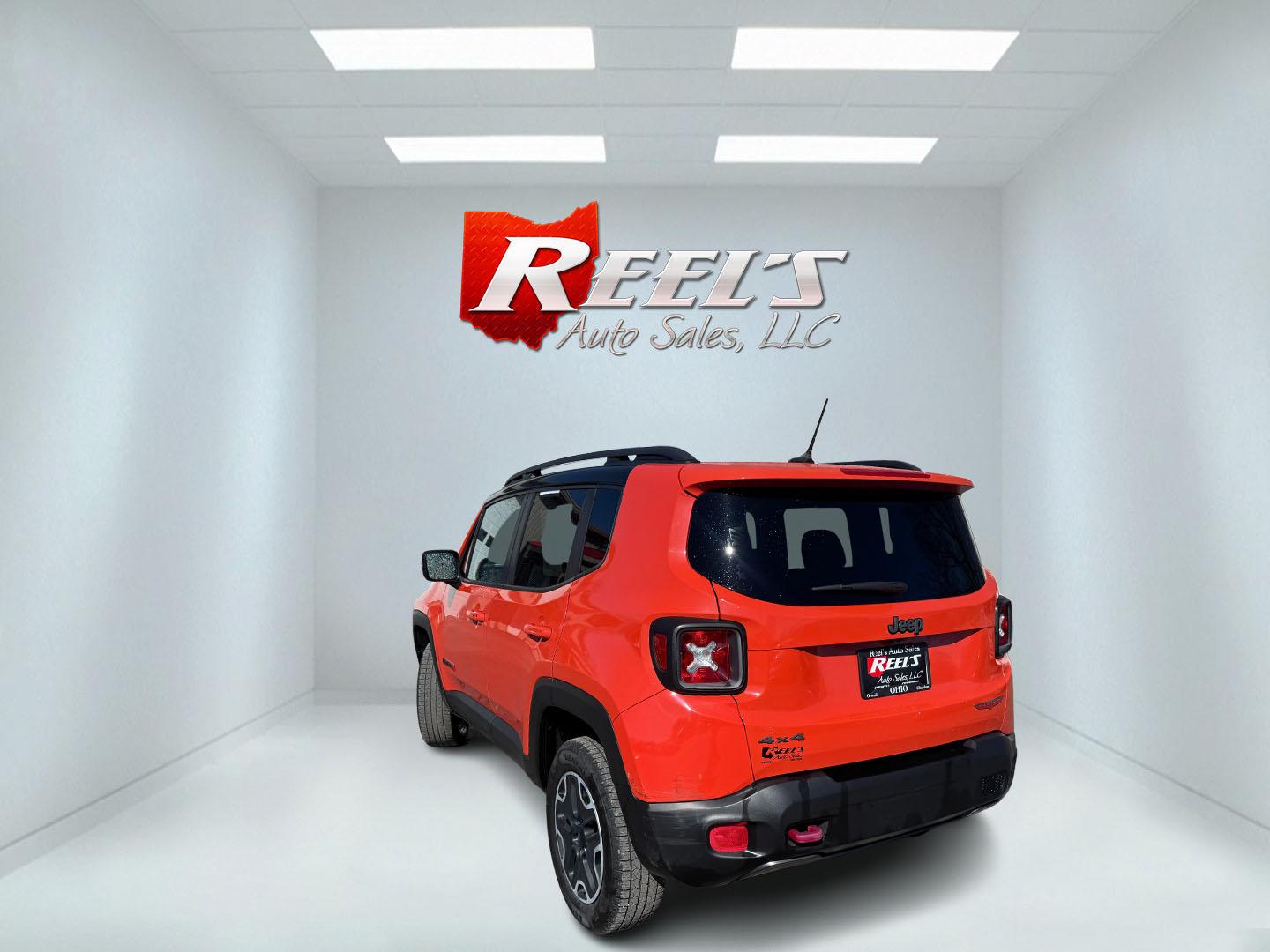 2017 Orange /Black Jeep Renegade Trailhawk (ZACCJBCBXHP) with an 2.4L I4 DOHC 16V engine, Automatic transmission, located at 547 E. Main St., Orwell, OH, 44076, (440) 437-5893, 41.535435, -80.847855 - 2017 Jeep Renegade Trailhawk 4×4 – Trail-Rated Beast with Off-Road Attitude and Everyday Usability! This rugged 2017 Jeep Renegade Trailhawk 4×4 is built for adventure and ready to tackle trails or Ohio backroads with confidence! Powered by a capable 2.4L I4 MultiAir engine paired with a smooth - Photo#29