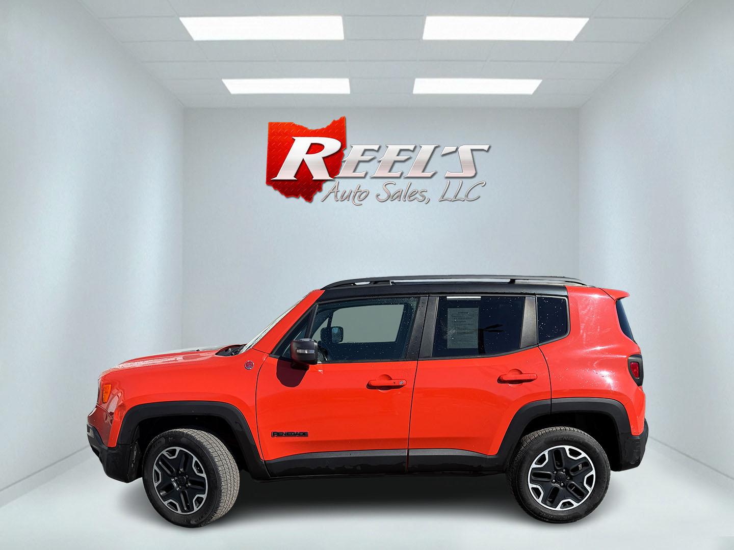 2017 Orange /Black Jeep Renegade Trailhawk (ZACCJBCBXHP) with an 2.4L I4 DOHC 16V engine, Automatic transmission, located at 547 E. Main St., Orwell, OH, 44076, (440) 437-5893, 41.535435, -80.847855 - 2017 Jeep Renegade Trailhawk 4×4 – Trail-Rated Beast with Off-Road Attitude and Everyday Usability! This rugged 2017 Jeep Renegade Trailhawk 4×4 is built for adventure and ready to tackle trails or Ohio backroads with confidence! Powered by a capable 2.4L I4 MultiAir engine paired with a smooth - Photo#32