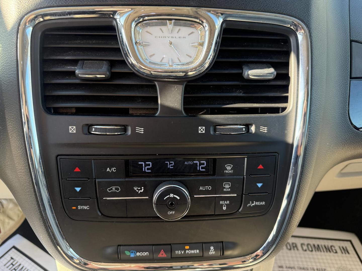 2013 White /Tan Chrysler Town & Country Touring (2C4RC1BG5DR) with an 3.6L V6 DOHC 24V engine, Automatic transmission, located at 547 E. Main St., Orwell, OH, 44076, (440) 437-5893, 41.535435, -80.847855 - 2013 Chrysler Town & Country Touring – Spacious Family Minivan with Stow 'n Go Magic and Loaded Comfort Features! This 2013 Chrysler Town & Country Touring is the ultimate family hauler that makes every trip easy and enjoyable! Powered by a smooth, proven 3.6L V6 Pentastar engine paired with a re - Photo#20