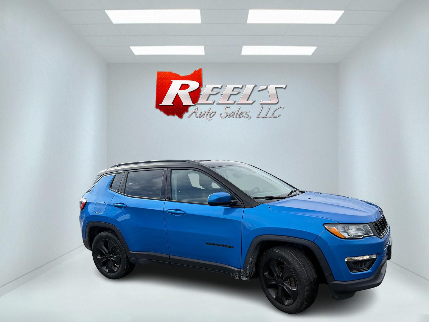 2021 Blue /Black Jeep Compass Latitude FWD (3C4NJCBB4MT) with an 2.4L I4 DOHC 16V engine, Automatic transmission, located at 11115 Chardon Rd. , Chardon, OH, 44024, (440) 214-9705, 41.580246, -81.241943 - 2021 Jeep Compass Altitude FWD – Sharp Style, Efficient Drive, and Loaded with Modern Safety & Tech! This eye-catching 2021 Jeep Compass Altitude FWD is the perfect blend of bold looks, everyday efficiency, and smart features for city streets or highway cruising! Powered by a reliable 2.4L I4 eng - Photo#3