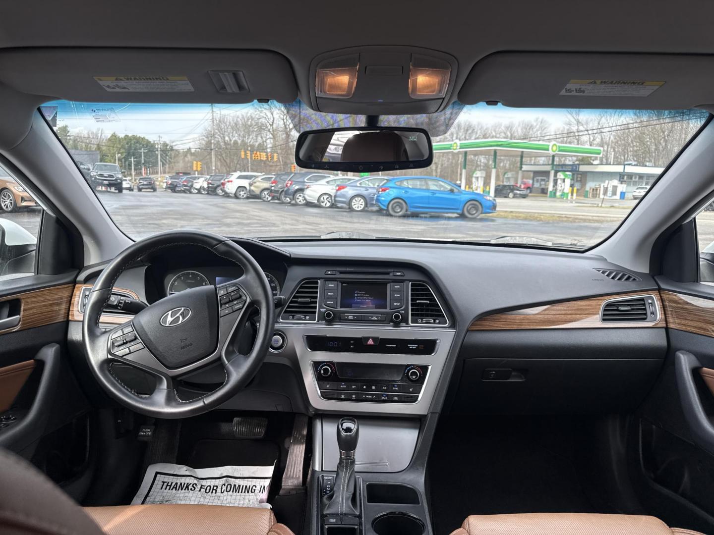 2015 White /Brown Hyundai Sonata Limited (5NPE34AF8FH) with an 2.4L I4 DOHC 16V engine, Automatic transmission, located at 547 E. Main St., Orwell, OH, 44076, (440) 437-5893, 41.535435, -80.847855 - 2015 Hyundai Sonata Limited – Upscale Sedan Loaded with Luxury, Safety, and Impressive Efficiency! This gorgeous 2015 Hyundai Sonata Limited is the perfect blend of premium comfort, advanced features, and everyday reliability! Powered by a smooth 2.4L I4 GDI engine paired with a responsive 6-spee - Photo#31