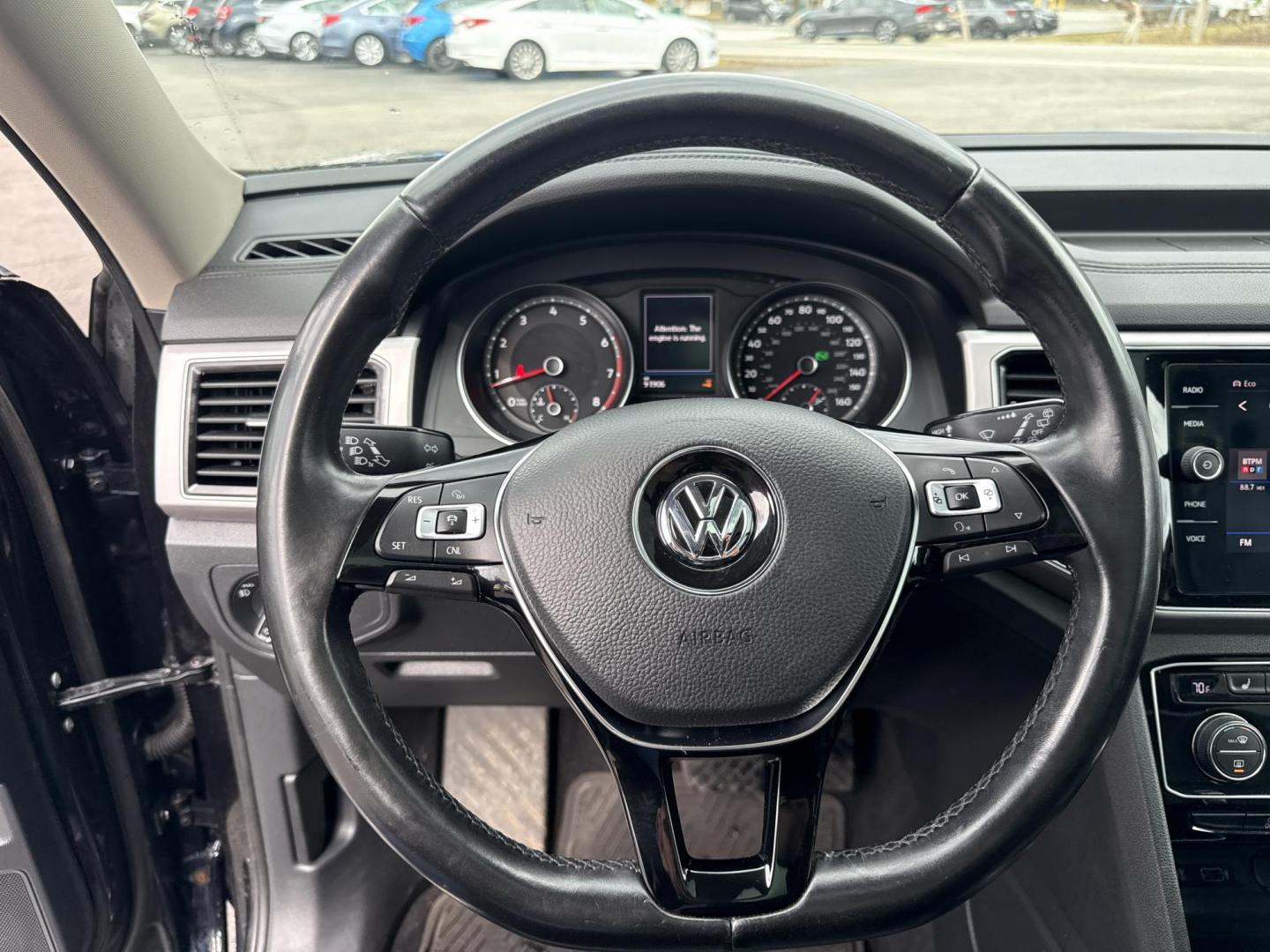 2018 Black /Black Volkswagen Atlas V6 SEL AWD (1V2MR2CA1JC) with an 3.6L V6 DOHC 24V engine, Automatic transmission, located at 11115 Chardon Rd. , Chardon, OH, 44024, (440) 214-9705, 41.580246, -81.241943 - 2018 Volkswagen Atlas SEL AWD – Spacious 3-Row Family SUV Loaded with Premium Features and All-Weather Confidence! This 2018 Volkswagen Atlas SEL AWD is the ultimate family adventure machine that combines massive space, upscale comfort, and smart tech! Powered by the smooth, powerful 3.6L VR6 eng - Photo#14