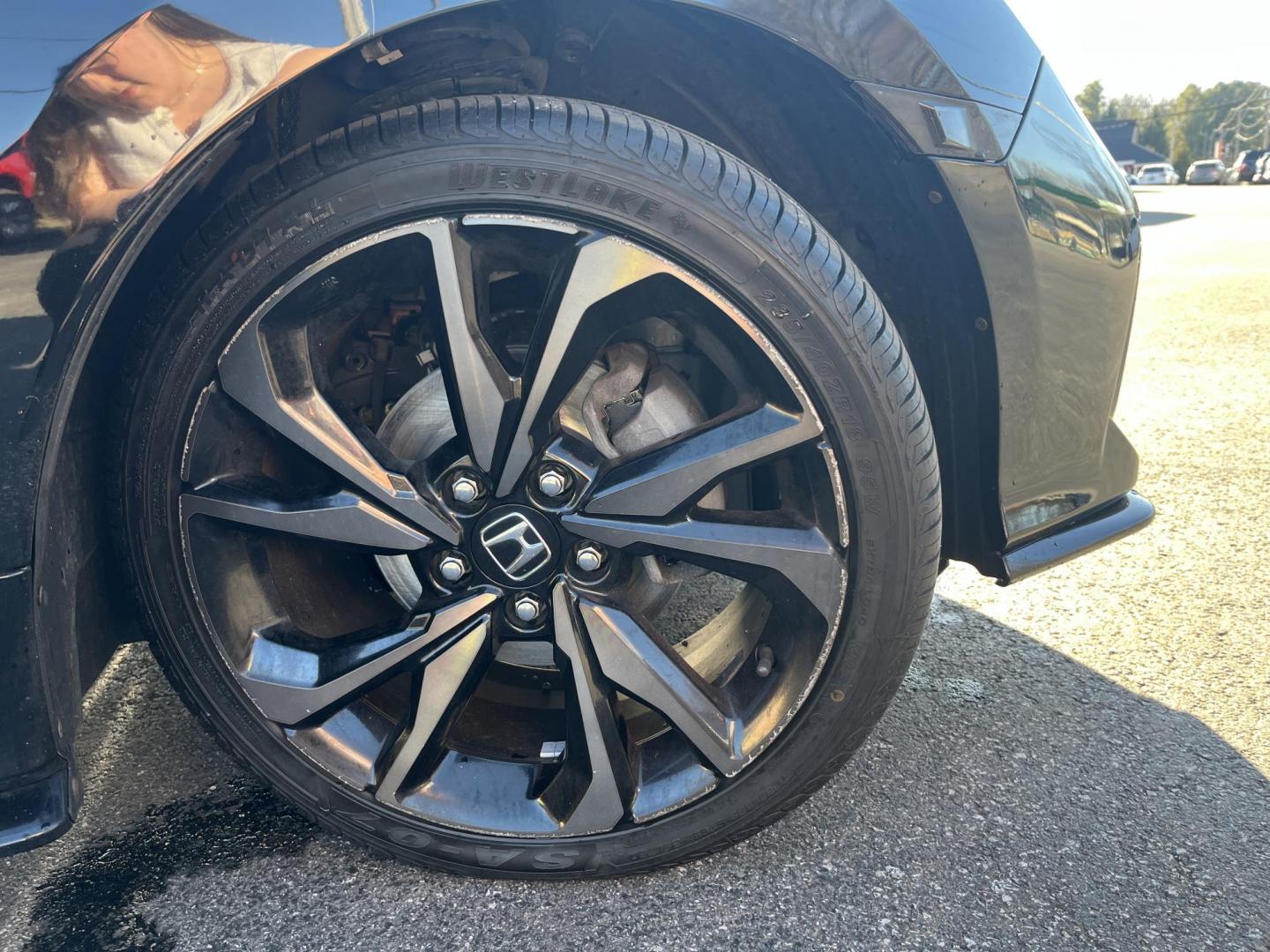 2019 Black /Black Honda Civic Sport CVT (SHHFK7H40KU) with an 1.5 I4 DOHC 16V TURBO engine, Automatic transmission, located at 11115 Chardon Rd. , Chardon, OH, 44024, (440) 214-9705, 41.580246, -81.241943 - 2019 Honda Civic Sport 5Dr – Sporty Hatchback with Turbo Kick, Epic Efficiency, and Loaded Safety Tech! This sharp 2019 Honda Civic Sport 5Dr is the perfect blend of fun-to-drive attitude, incredible fuel savings, and modern smarts – the hatchback everyone wishes they had! Powered by the respon - Photo#4