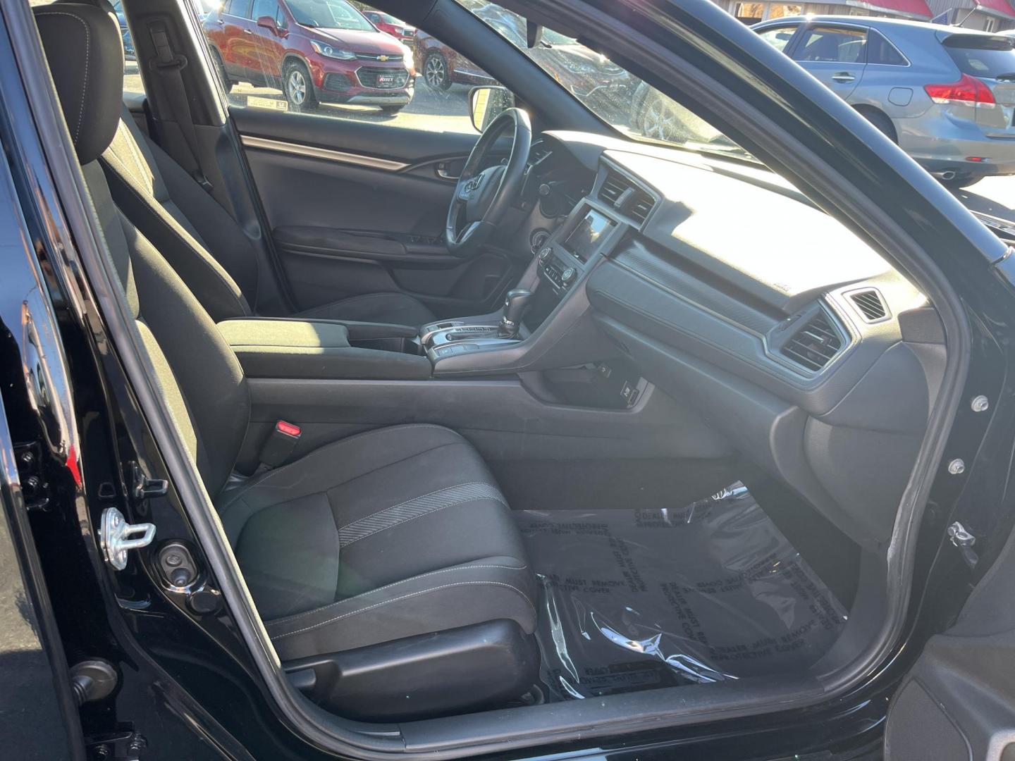 2019 Black /Black Honda Civic Sport CVT (SHHFK7H40KU) with an 1.5 I4 DOHC 16V TURBO engine, Automatic transmission, located at 11115 Chardon Rd. , Chardon, OH, 44024, (440) 214-9705, 41.580246, -81.241943 - 2019 Honda Civic Sport 5Dr – Sporty Hatchback with Turbo Kick, Epic Efficiency, and Loaded Safety Tech! This sharp 2019 Honda Civic Sport 5Dr is the perfect blend of fun-to-drive attitude, incredible fuel savings, and modern smarts – the hatchback everyone wishes they had! Powered by the respon - Photo#31