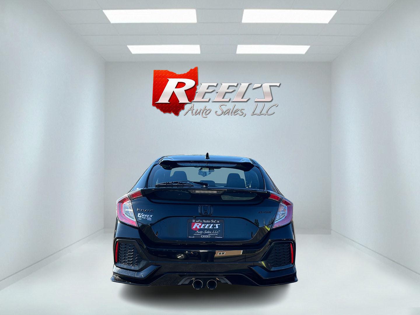 2019 Black /Black Honda Civic Sport CVT (SHHFK7H40KU) with an 1.5 I4 DOHC 16V TURBO engine, Automatic transmission, located at 11115 Chardon Rd. , Chardon, OH, 44024, (440) 214-9705, 41.580246, -81.241943 - 2019 Honda Civic Sport 5Dr – Sporty Hatchback with Turbo Kick, Epic Efficiency, and Loaded Safety Tech! This sharp 2019 Honda Civic Sport 5Dr is the perfect blend of fun-to-drive attitude, incredible fuel savings, and modern smarts – the hatchback everyone wishes they had! Powered by the respon - Photo#8