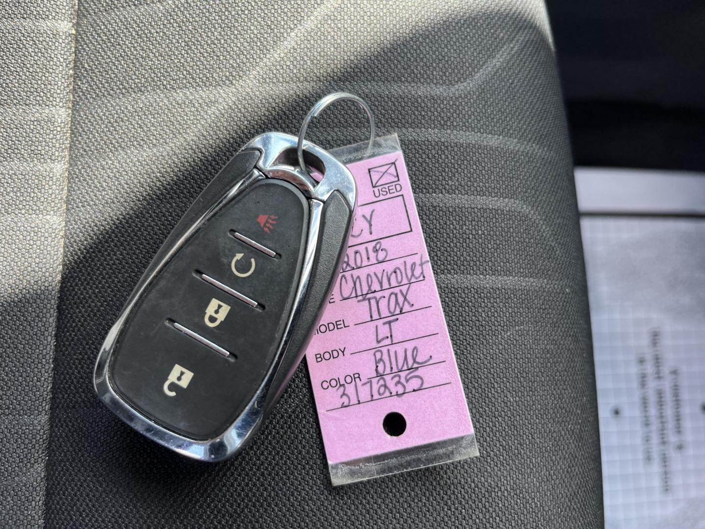 2018 Blue /Black Chevrolet Trax LT AWD (3GNCJPSB3JL) with an 1.4L I4 DOHC 16V TURBO engine, Automatic transmission, located at 547 E. Main St., Orwell, OH, 44076, (440) 437-5893, 41.535435, -80.847855 - 2018 Chevrolet Trax LT AWD – Compact Turbo Crossover with All-Weather Grip, Smart Features, and Great Efficiency! This sharp 2018 Chevrolet Trax LT AWD is the perfect everyday SUV that’s easy to park, fun to drive, and ready for Ohio’s changing weather! Powered by a peppy 1.4L I4 EcoTec turbo - Photo#32